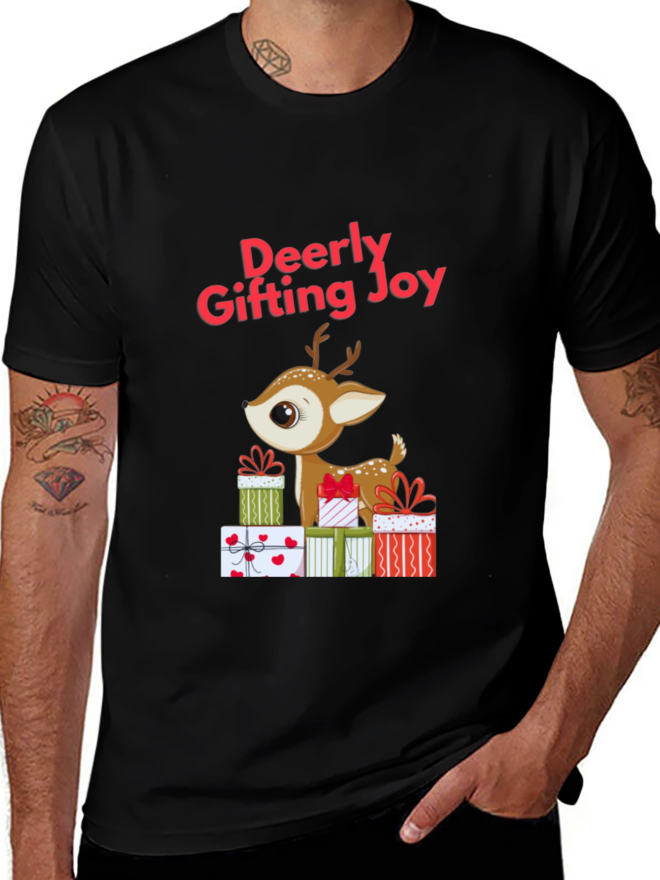 Deerly Gifting Joy T-Shirt