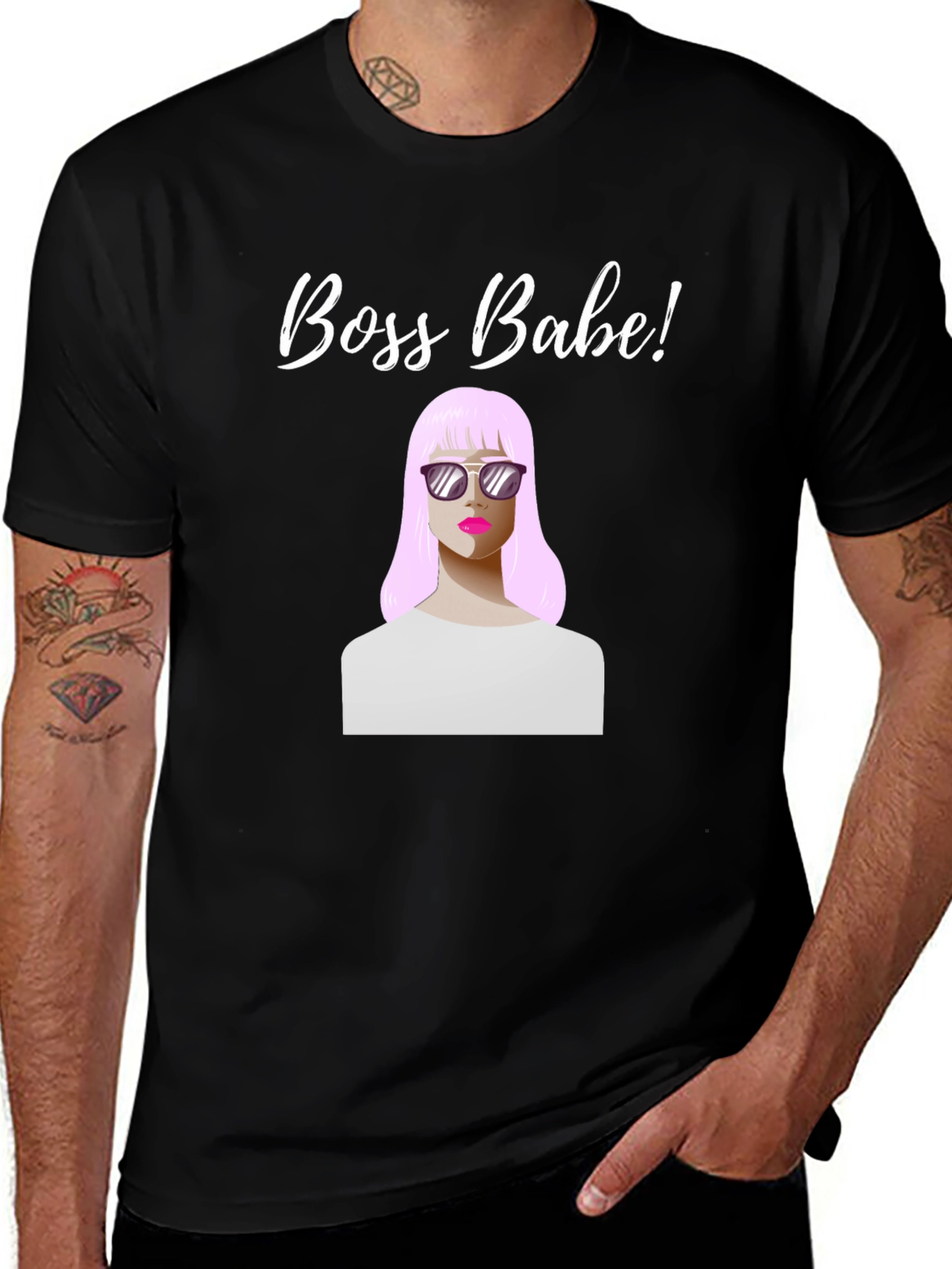 Variant 25 of Boss Babe Graphic T-Shirt - Stylish & Trendy