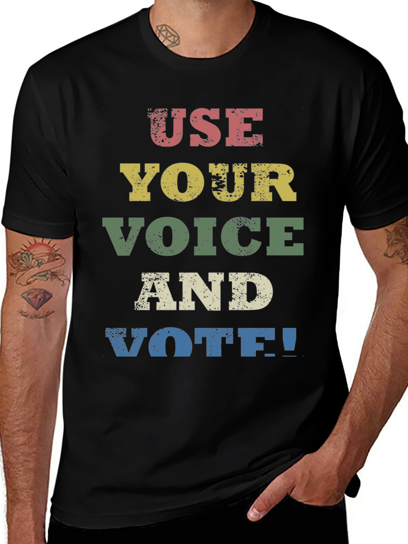 Variant 24 of Use Your Voice and Vote T-Shirt