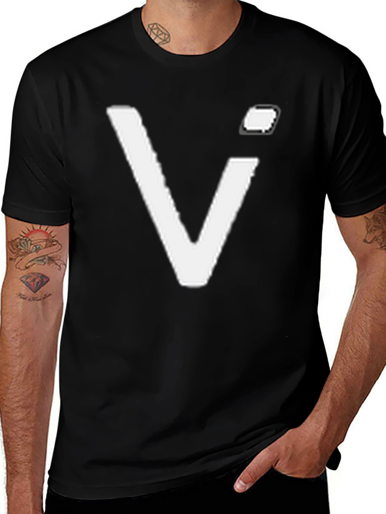 Variant 10 of Vi T-Shirt - Minimalist Design