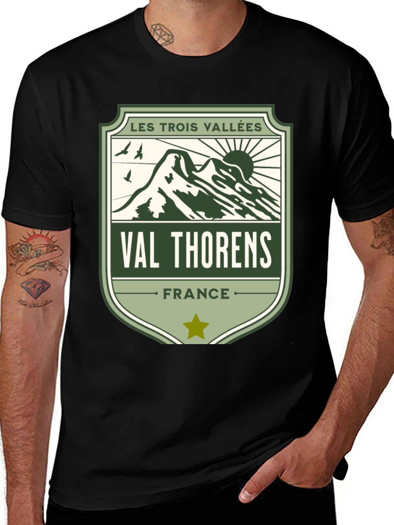 Val Thorens France Tee - Mountain Graphic T-Shirt