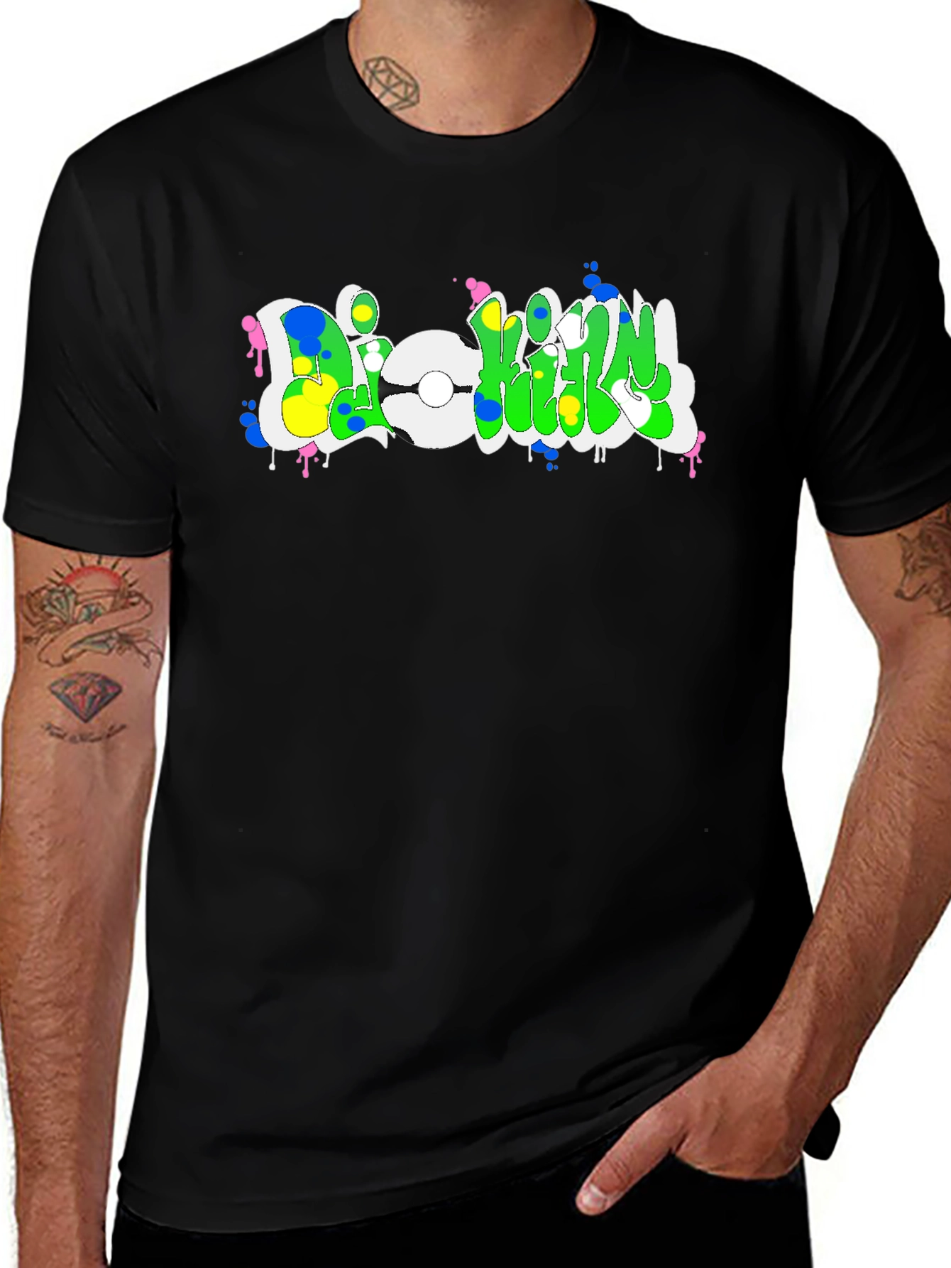Variant 26 of Graffiti Style Graphic Tee - Urban Streetwear