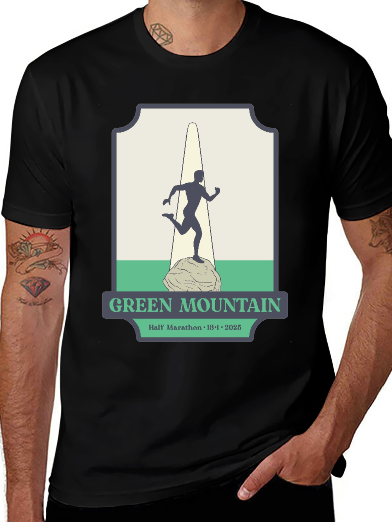 Variant 14 of Green Mountain Marathon T-Shirt