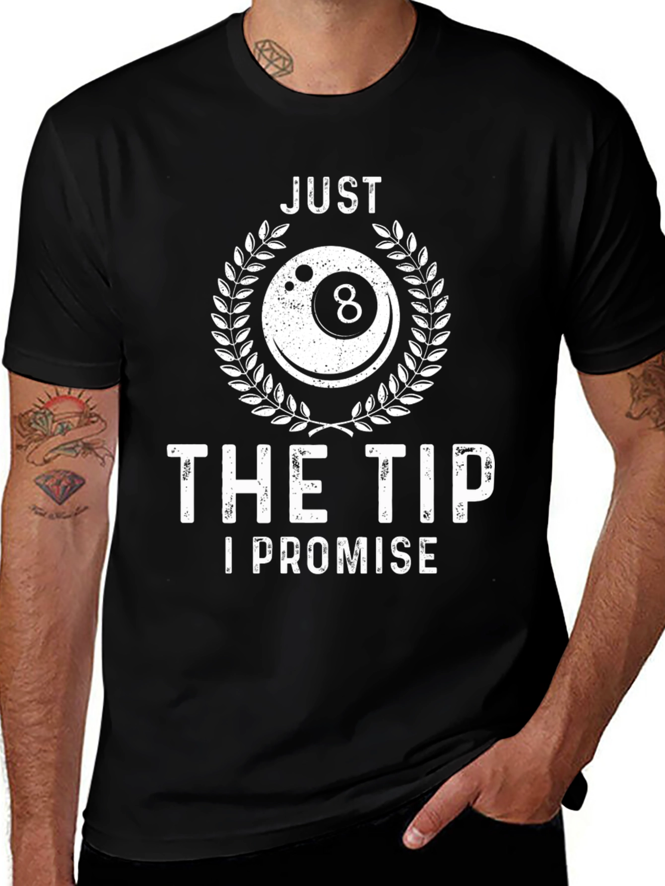 Variant 20 of Just The Tip I Promise Billiards T-Shirt