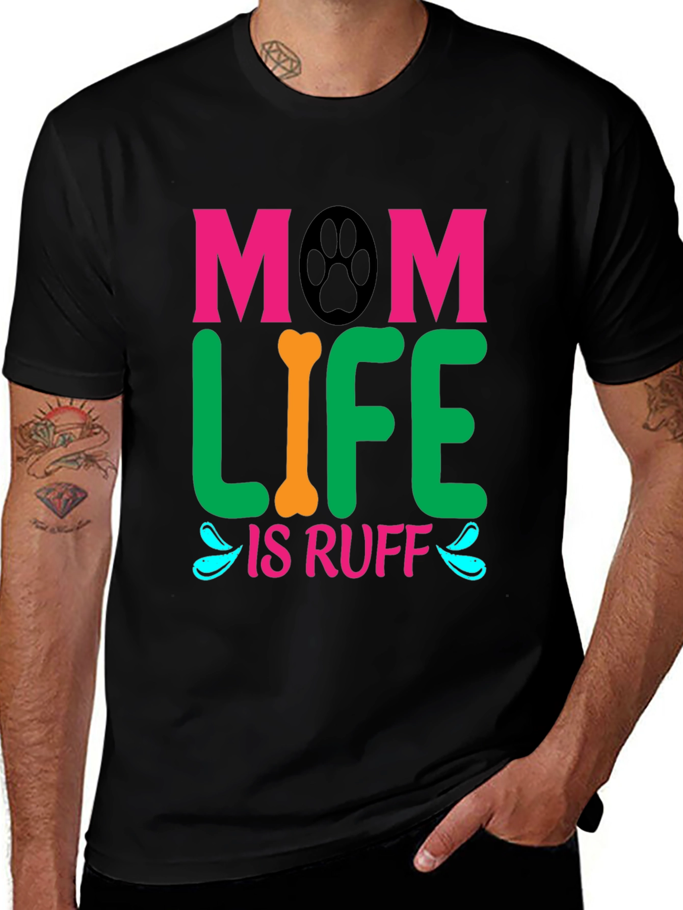 Variant 16 of Mom Life Is Ruff Dog Lover T-Shirt
