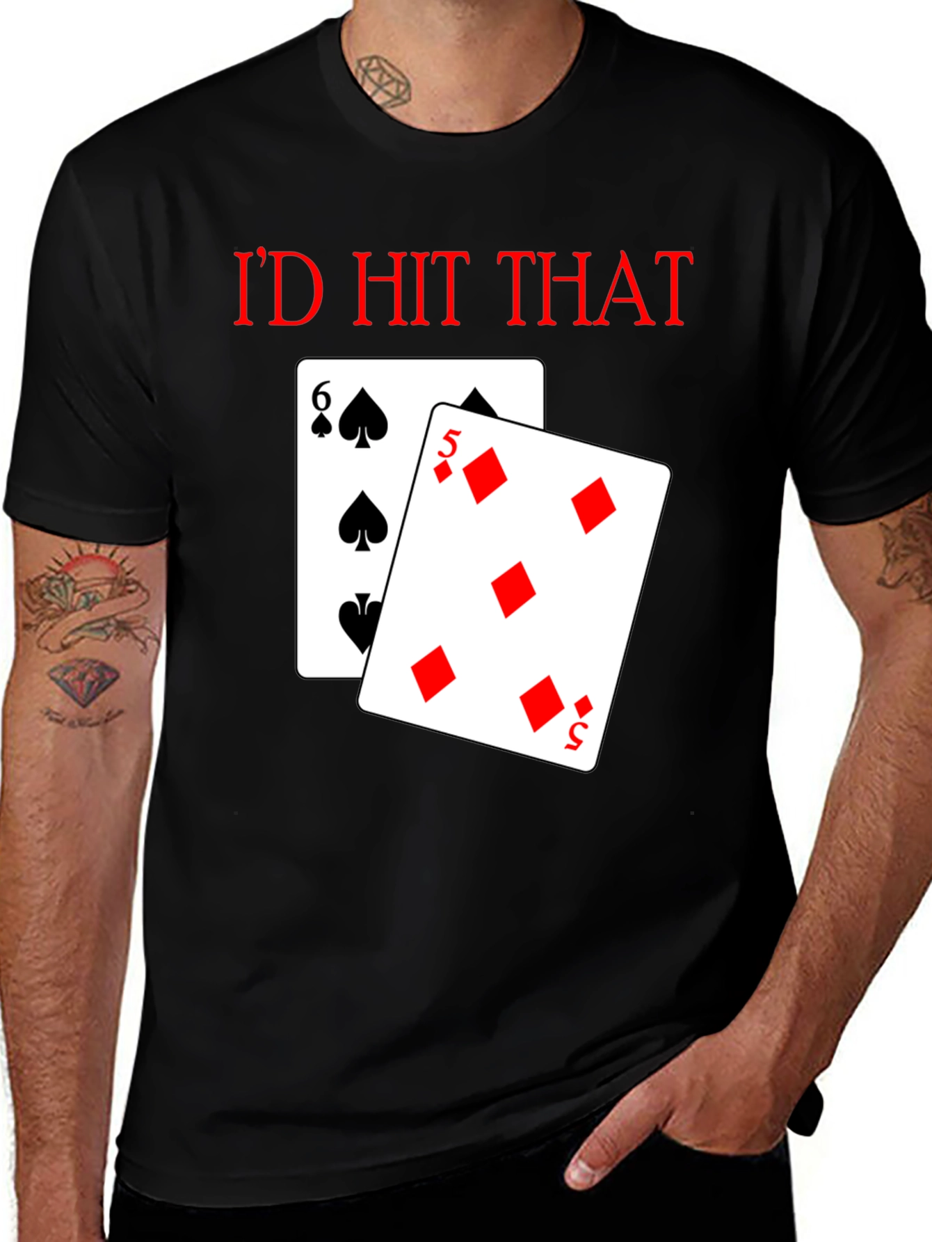 Variant 30 of I'd Hit That Poker T-Shirt