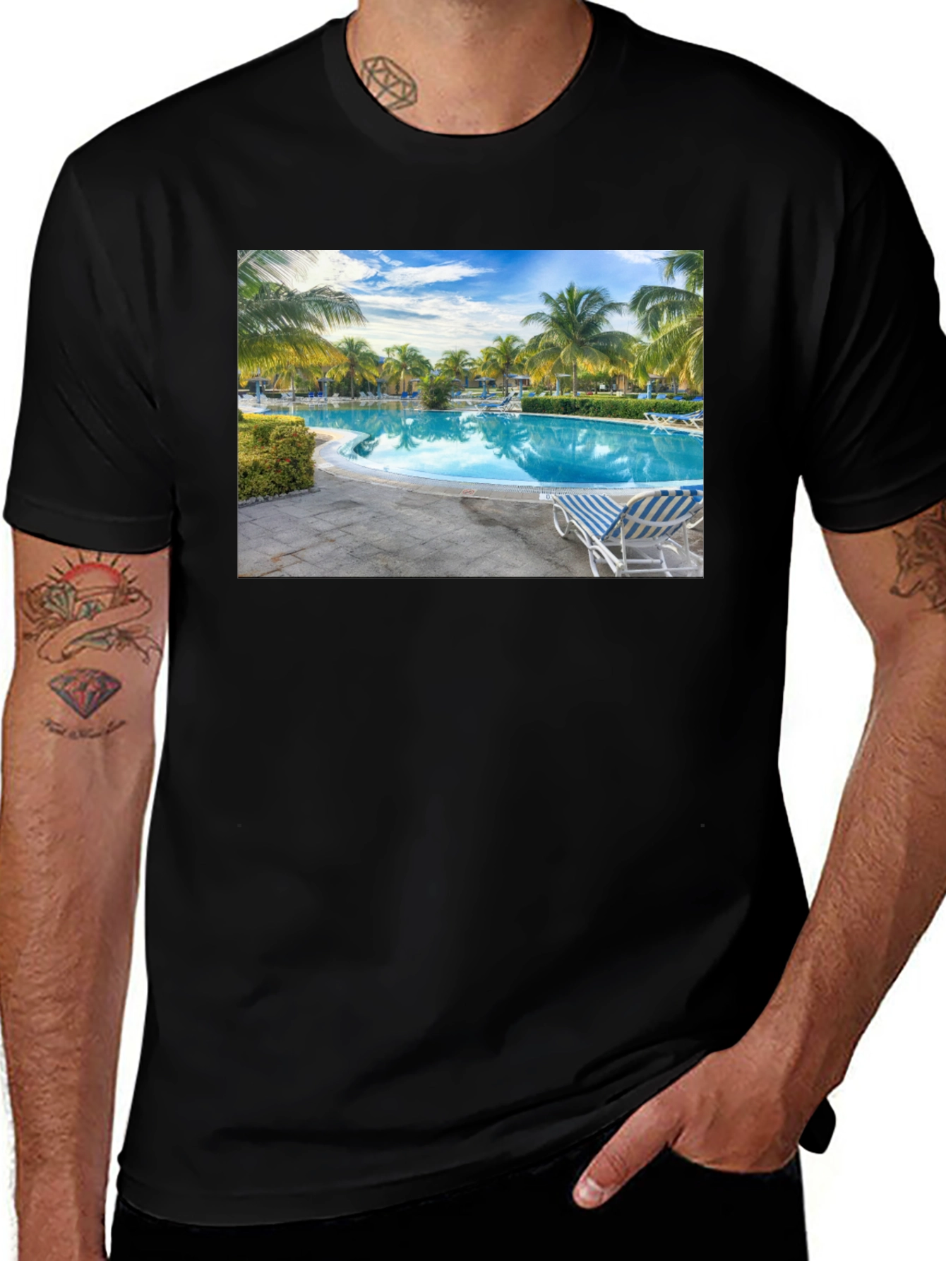 Tropical Poolside T-Shirt
