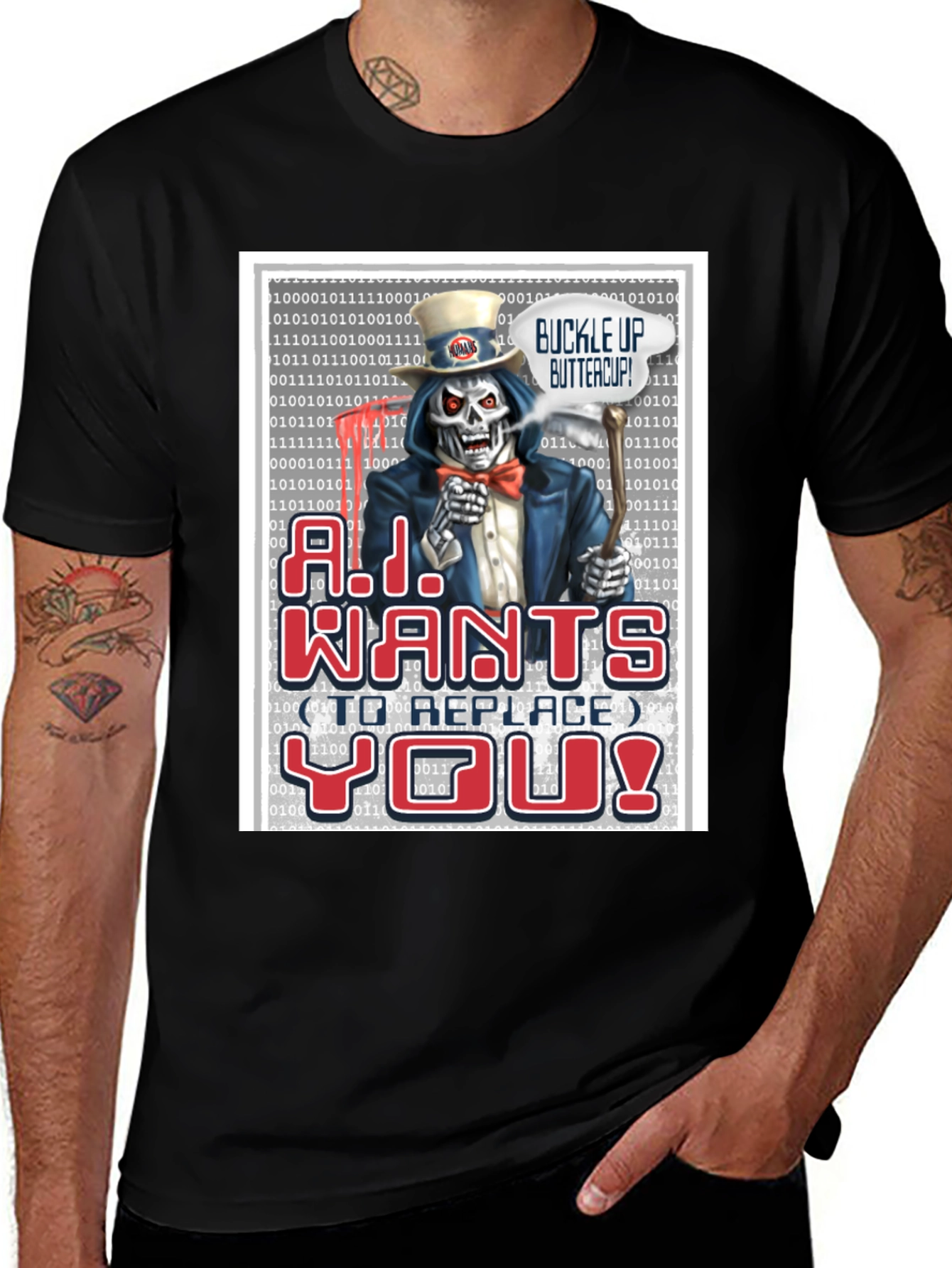 A.I. Wants To Replace You T-Shirt