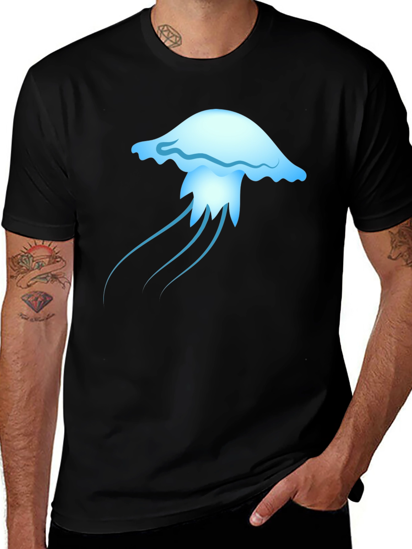 Variant 10 of Jellyfish Graphic Tee - Casual Cotton T-Shirt