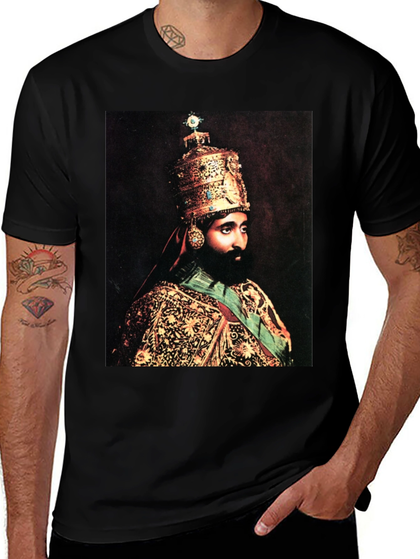 Variant 6 of Emperor Haile Selassie I Graphic T-Shirt