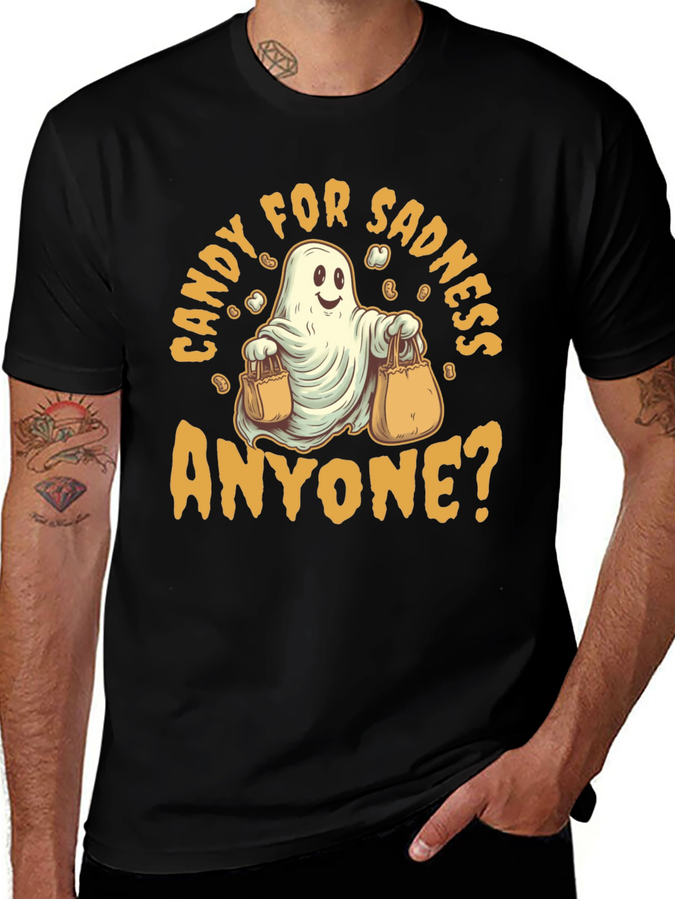 Variant 5 of Candy For Sadness Ghost T-Shirt