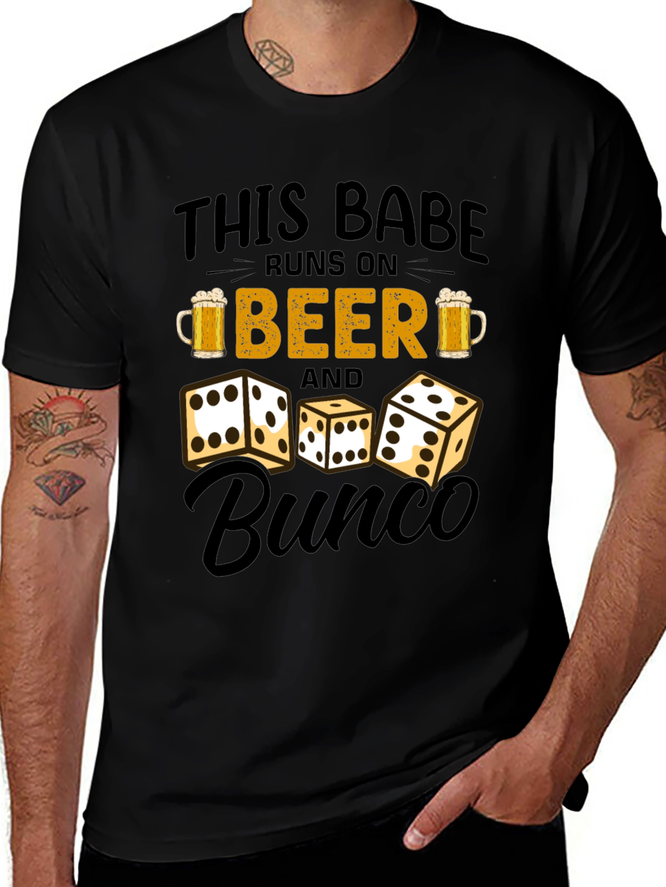Runs on Beer and Bunco T-Shirt
