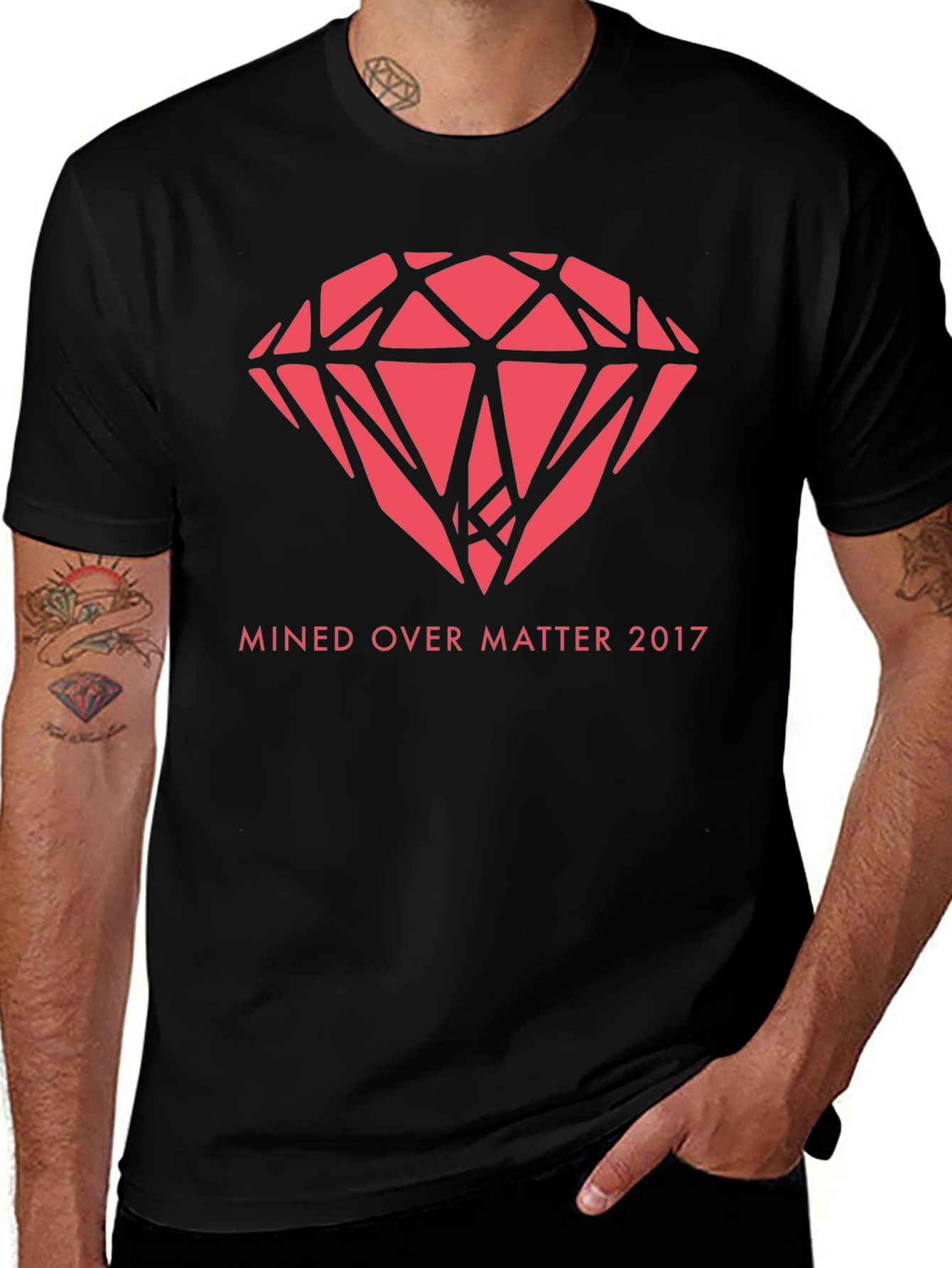 Variant 30 of Mined Over Matter 2017 Graphic Tee - Black