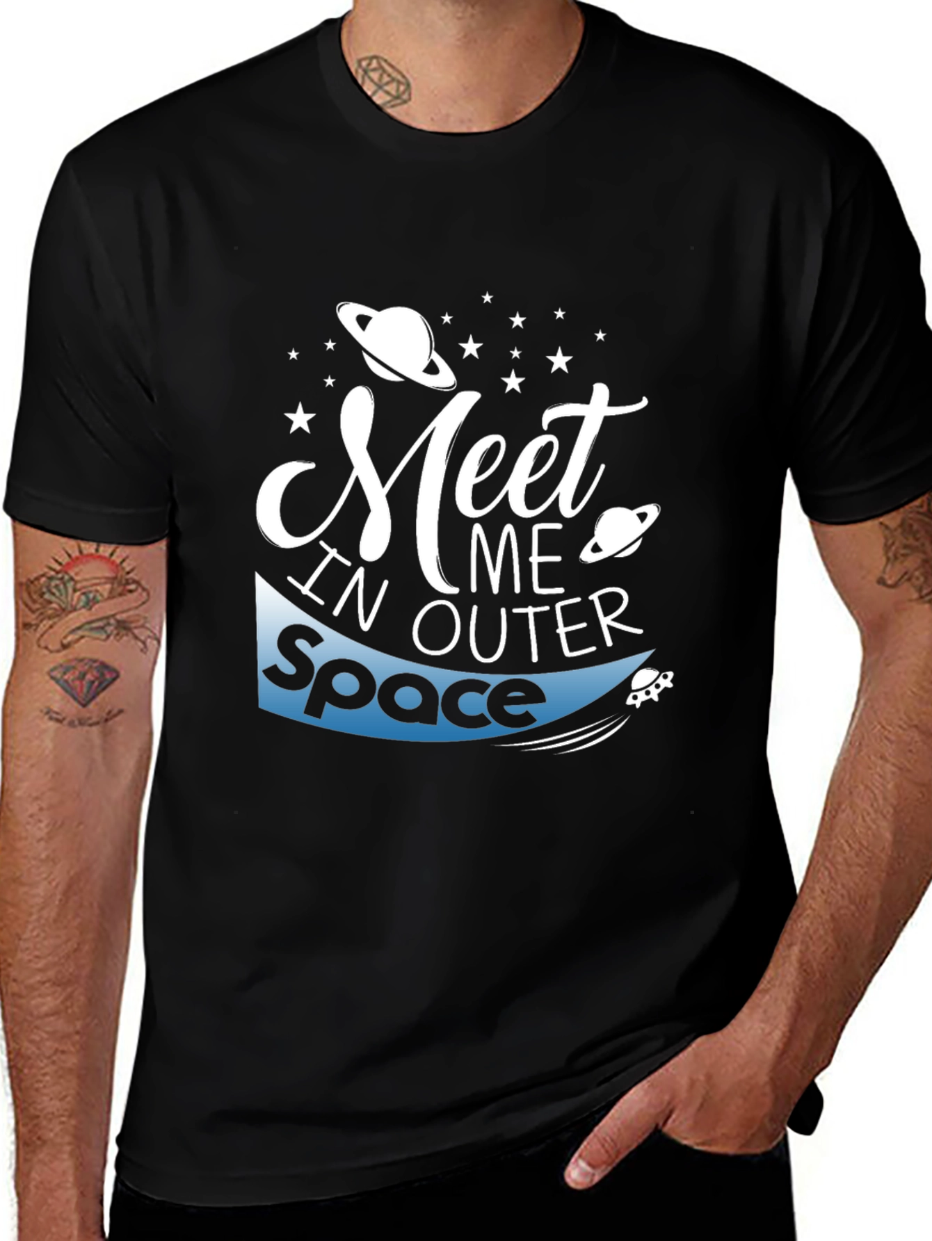 Variant 6 of Meet Me in Outer Space Graphic T-Shirt