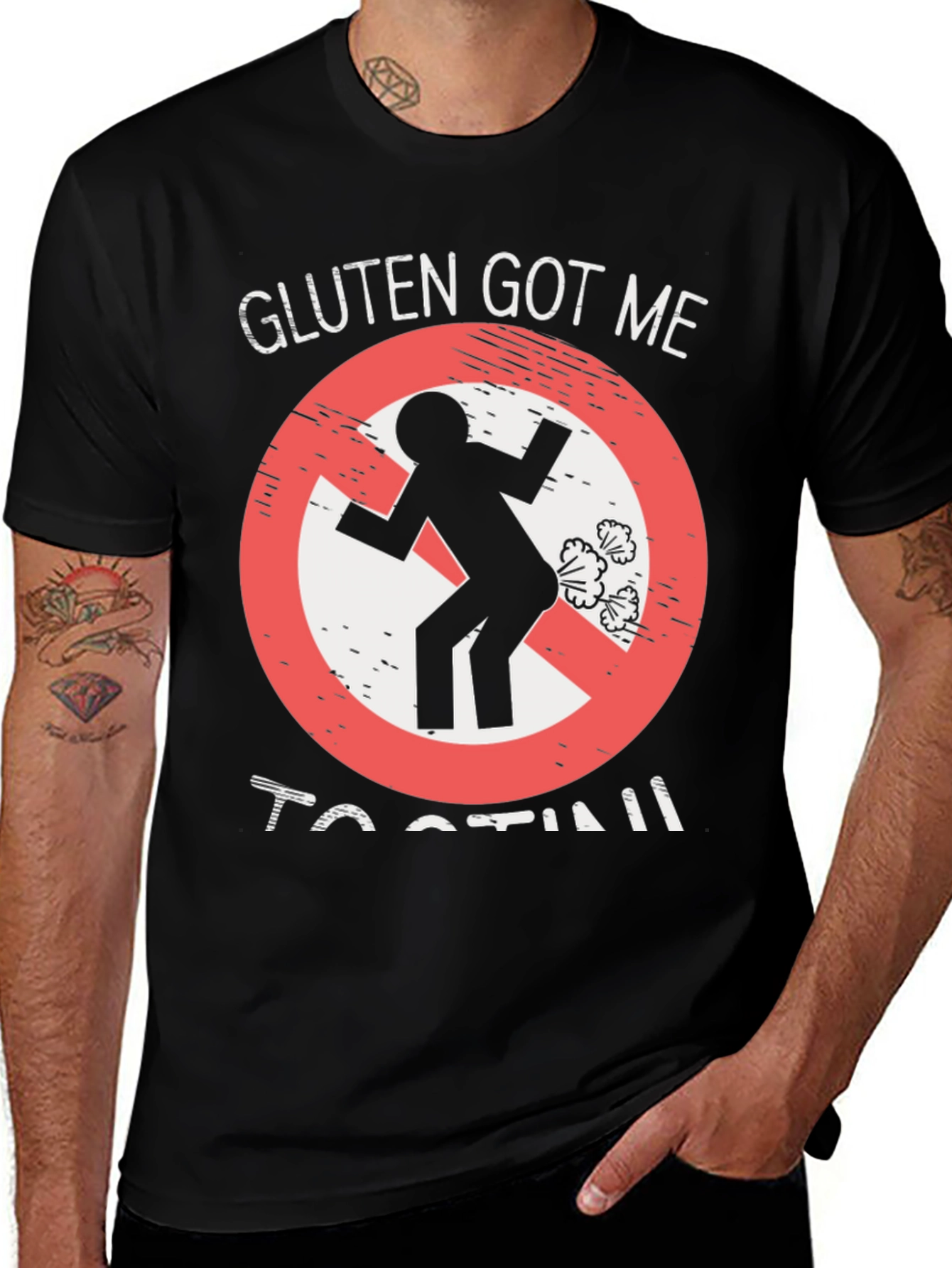 Gluten Got Me Tootin' T-Shirt