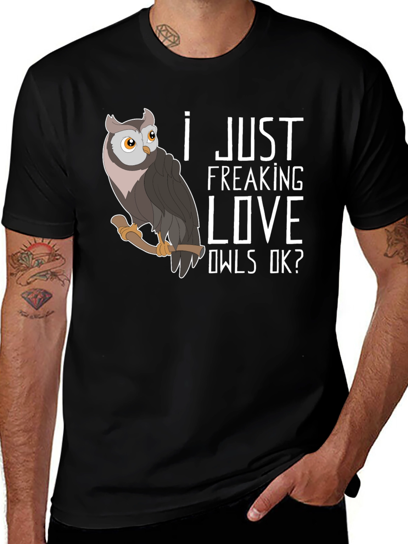 Variant 27 of I Just Freaking Love Owls T-Shirt