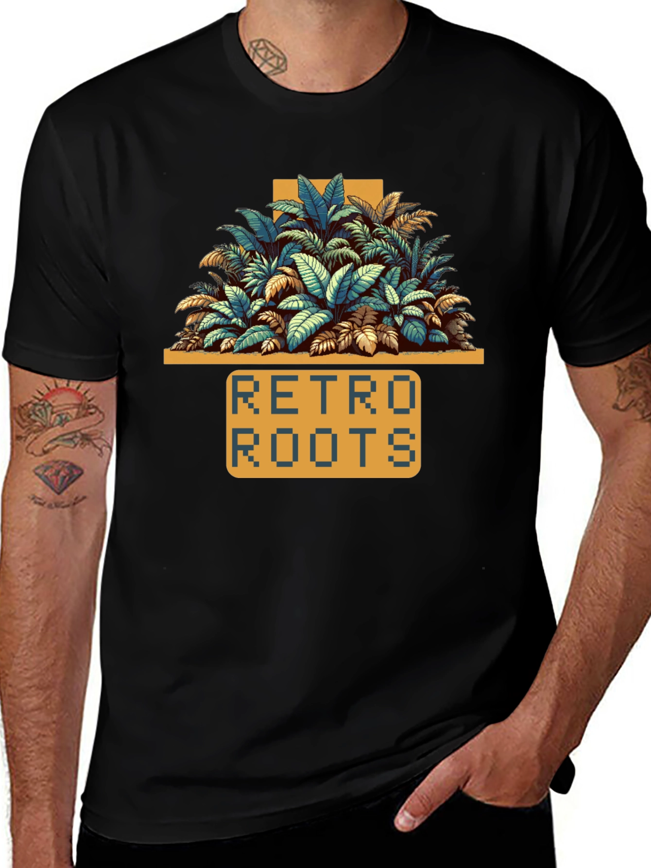 Variant 29 of Retro Roots Graphic Tee - Vintage Plant Lover Shirt
