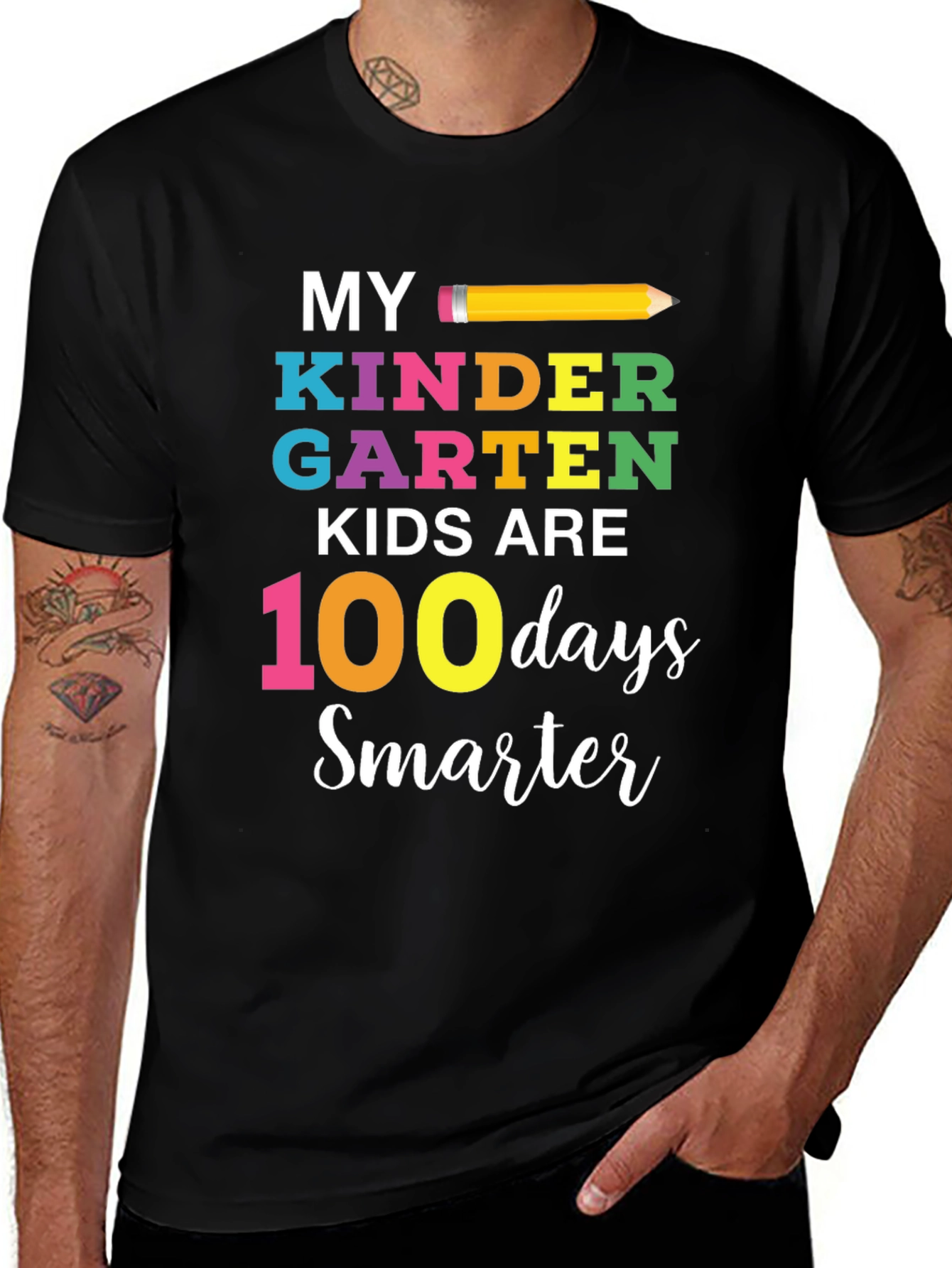 Kindergarten 100 Days Smarter T-Shirt