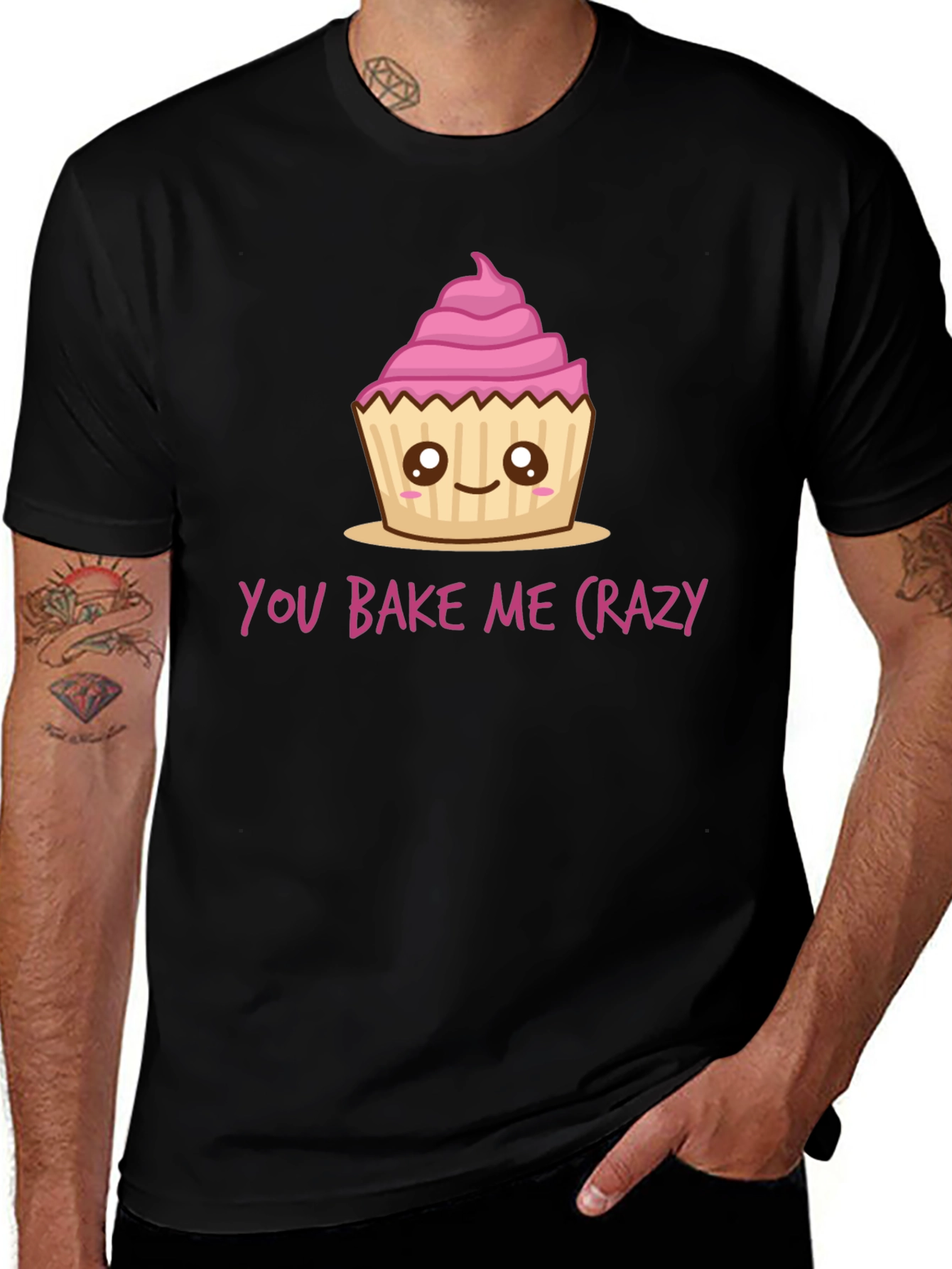 Variant 7 of You Bake Me Crazy Cupcake T-Shirt