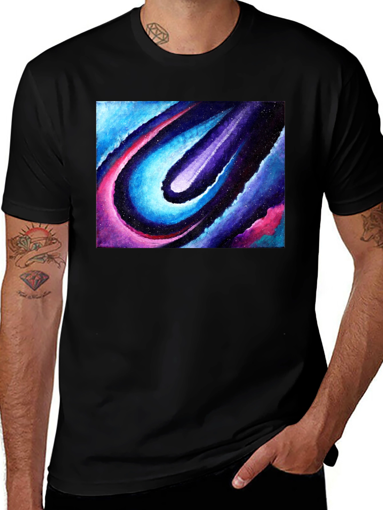 Variant 15 of Cosmic Flow Graphic T-Shirt