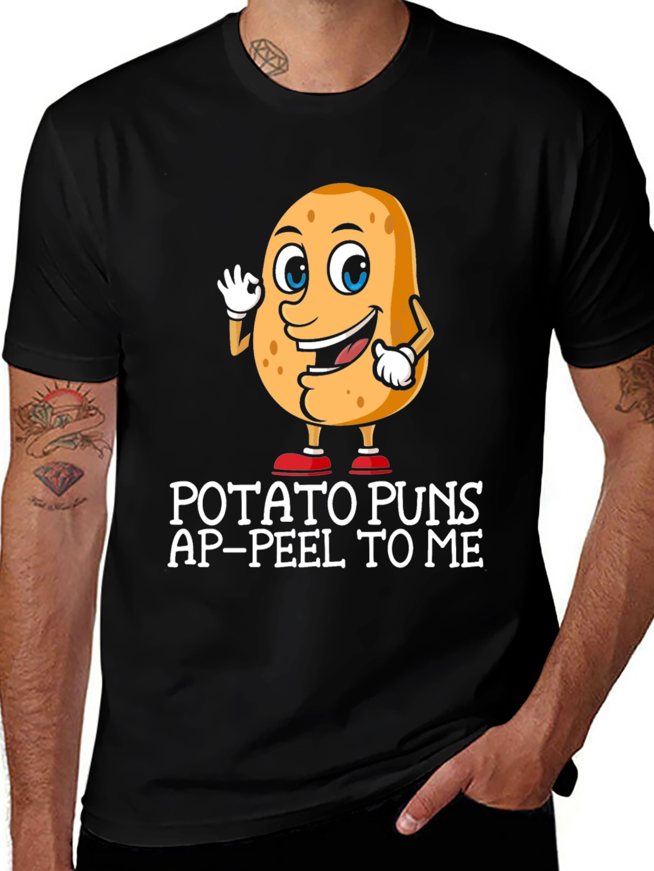 Variant 26 of Potato Puns T-Shirt - AP-PEEL to Me!