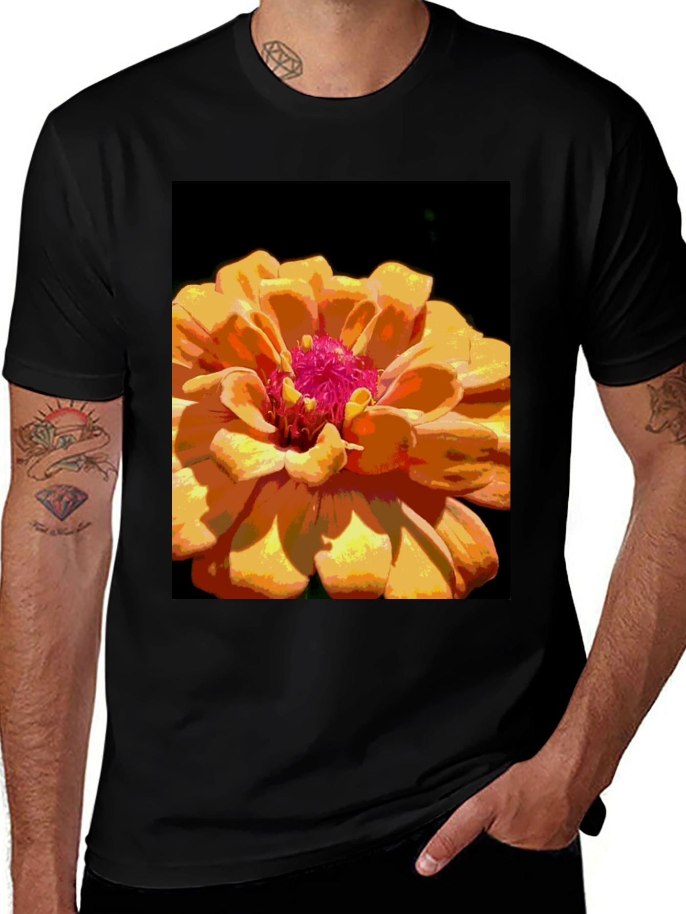 Variant 13 of Floral Graphic Tee - Stylish & Unique