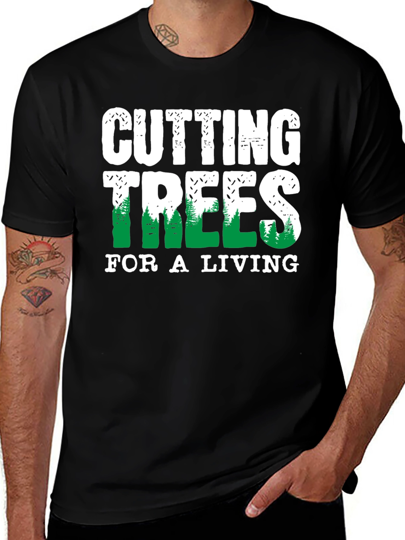 Cutting Trees For A Living T-Shirt
