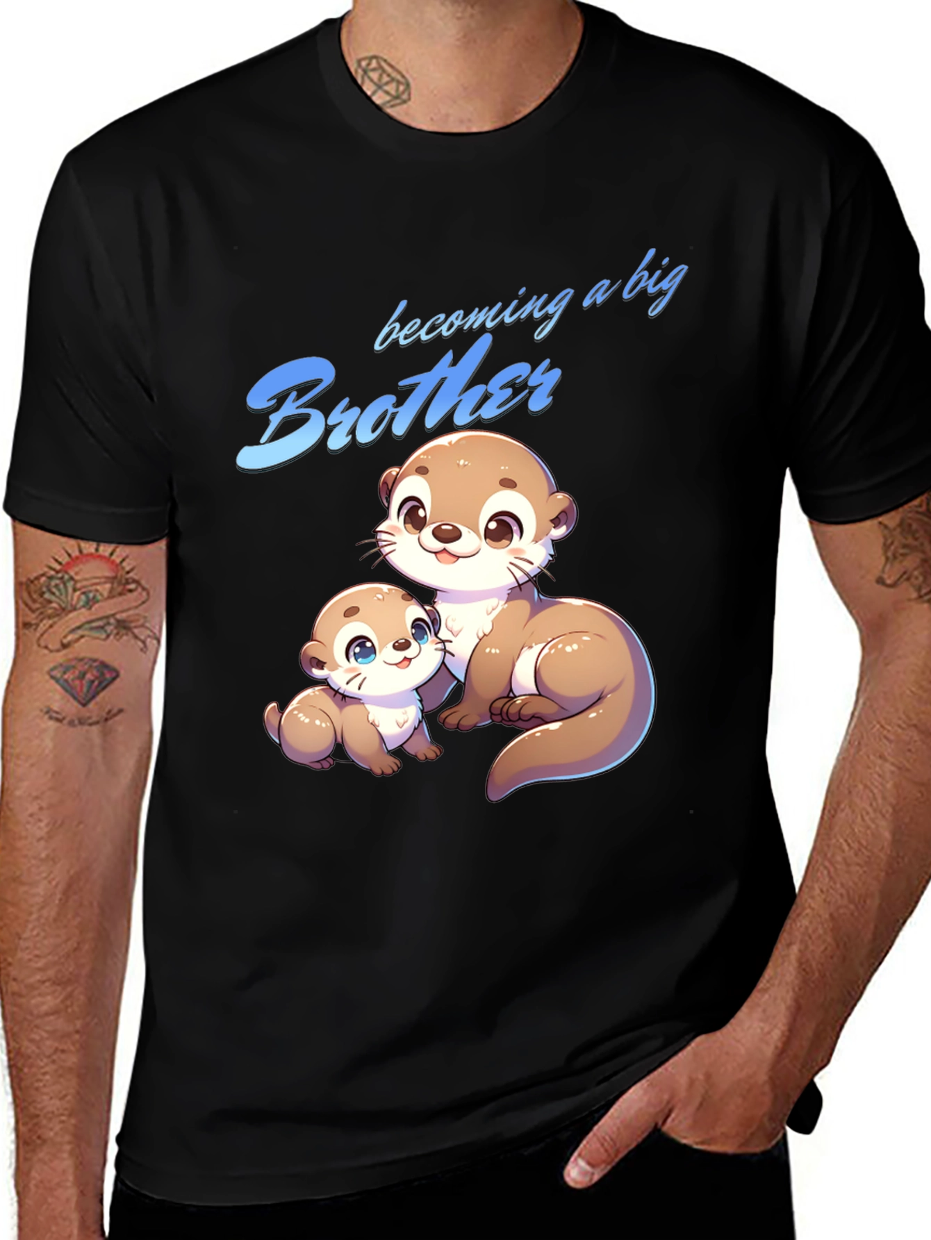 Variant 22 of Becoming a Big Brother Otter T-Shirt