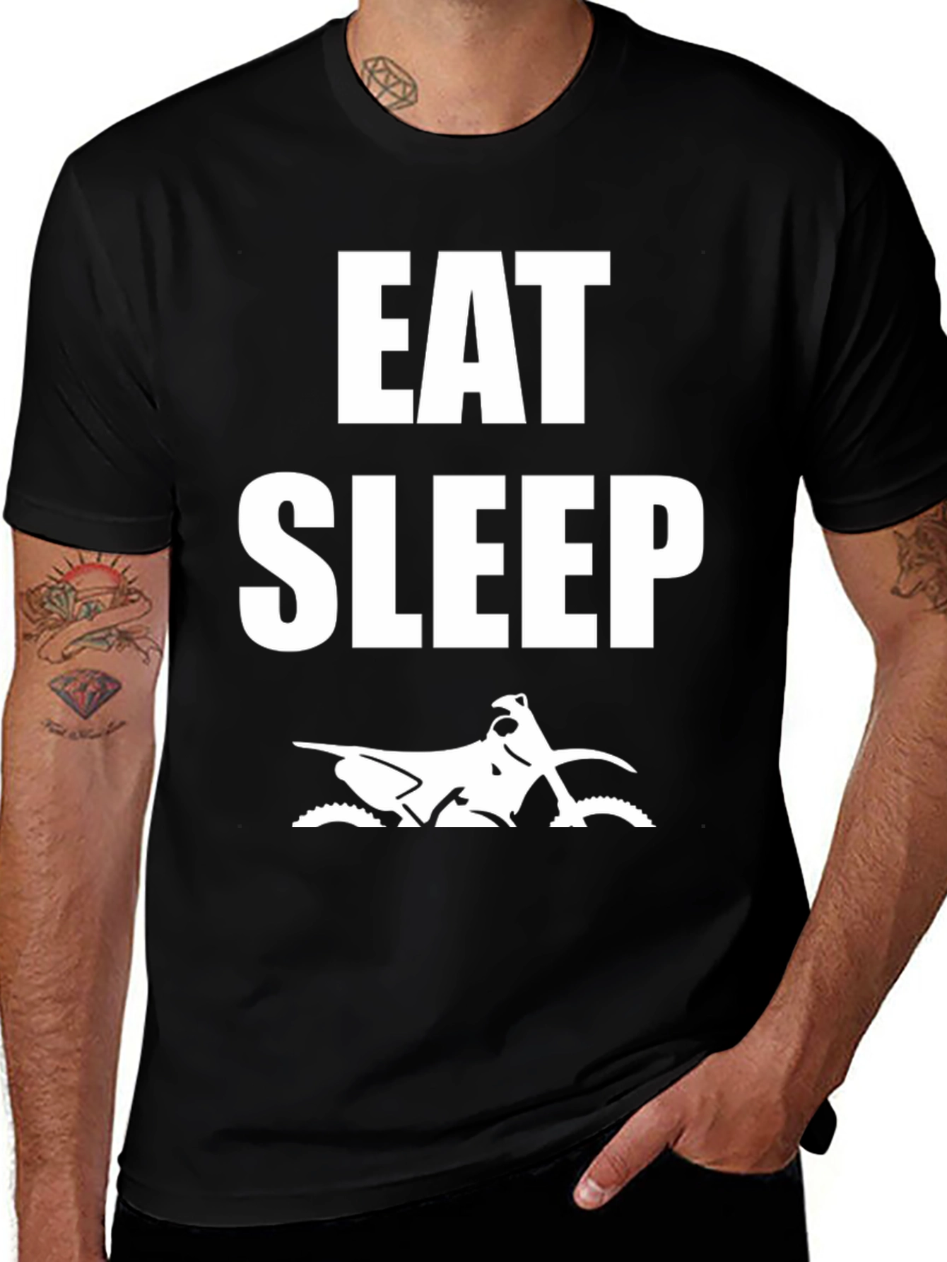 Variant 23 of Eat Sleep Motocross T-Shirt