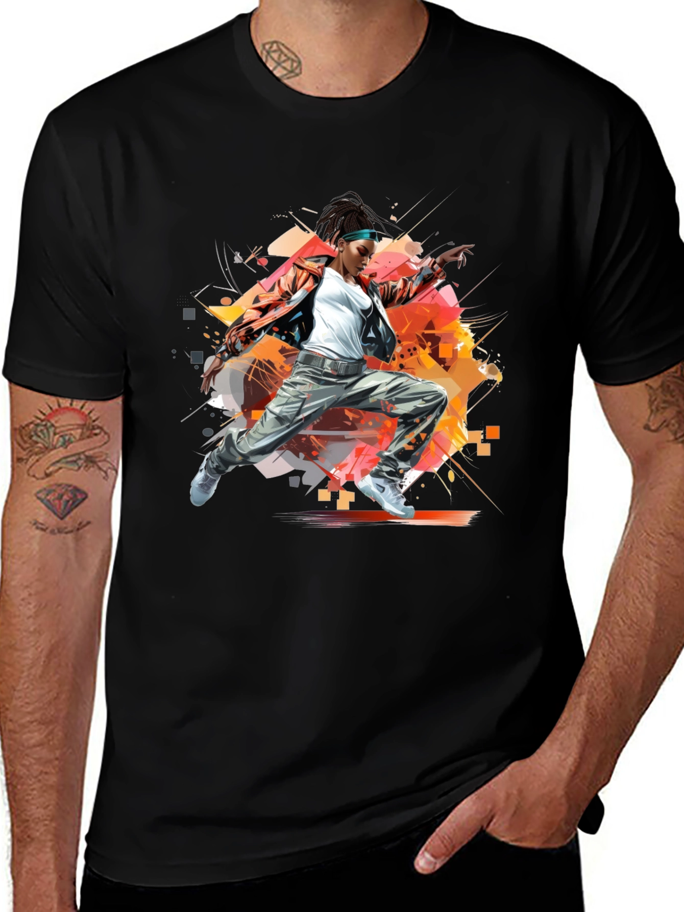 Variant 10 of Urban Style Dancer Graphic Tee