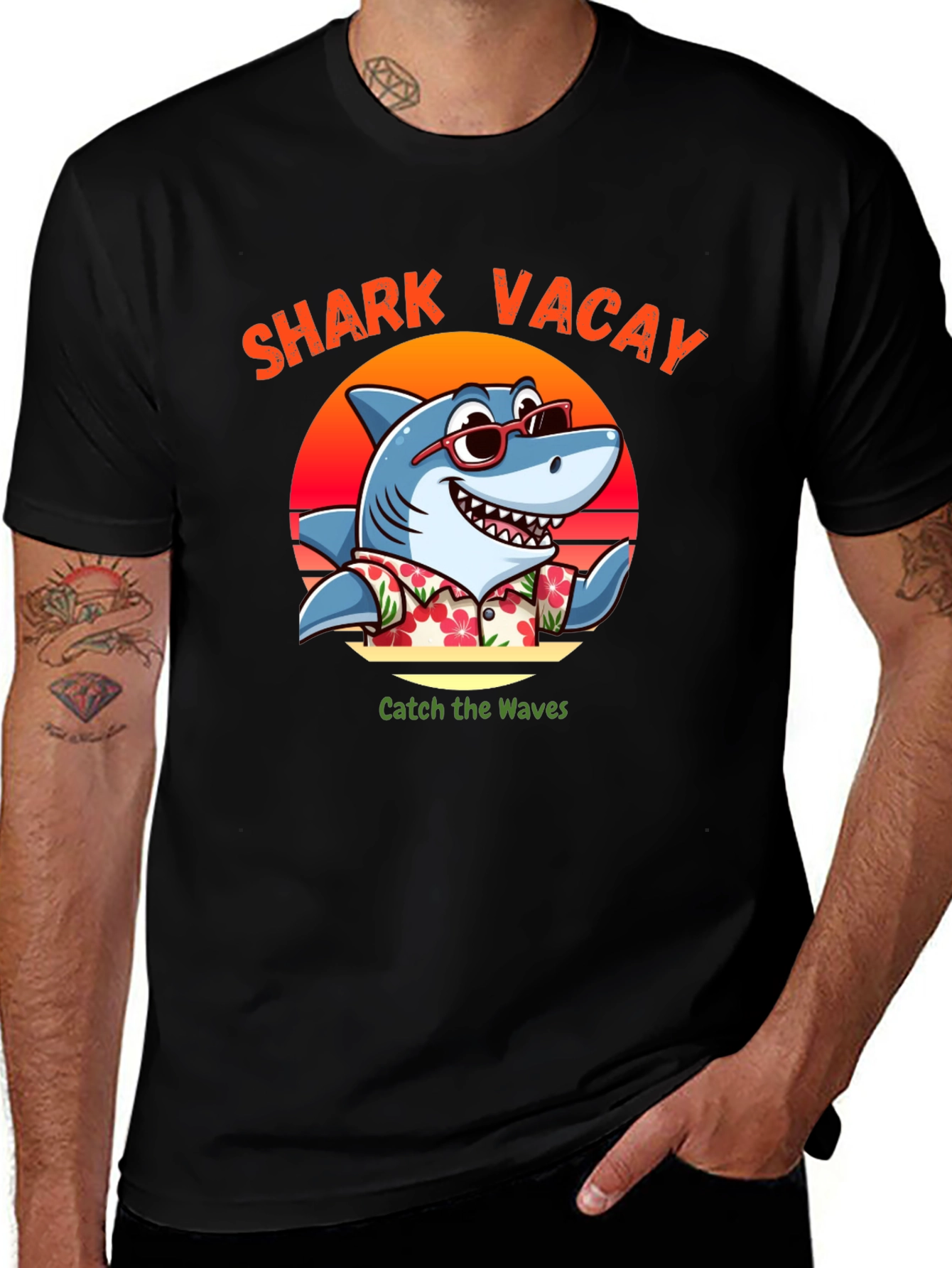 Variant 26 of Shark Vacay T-Shirt