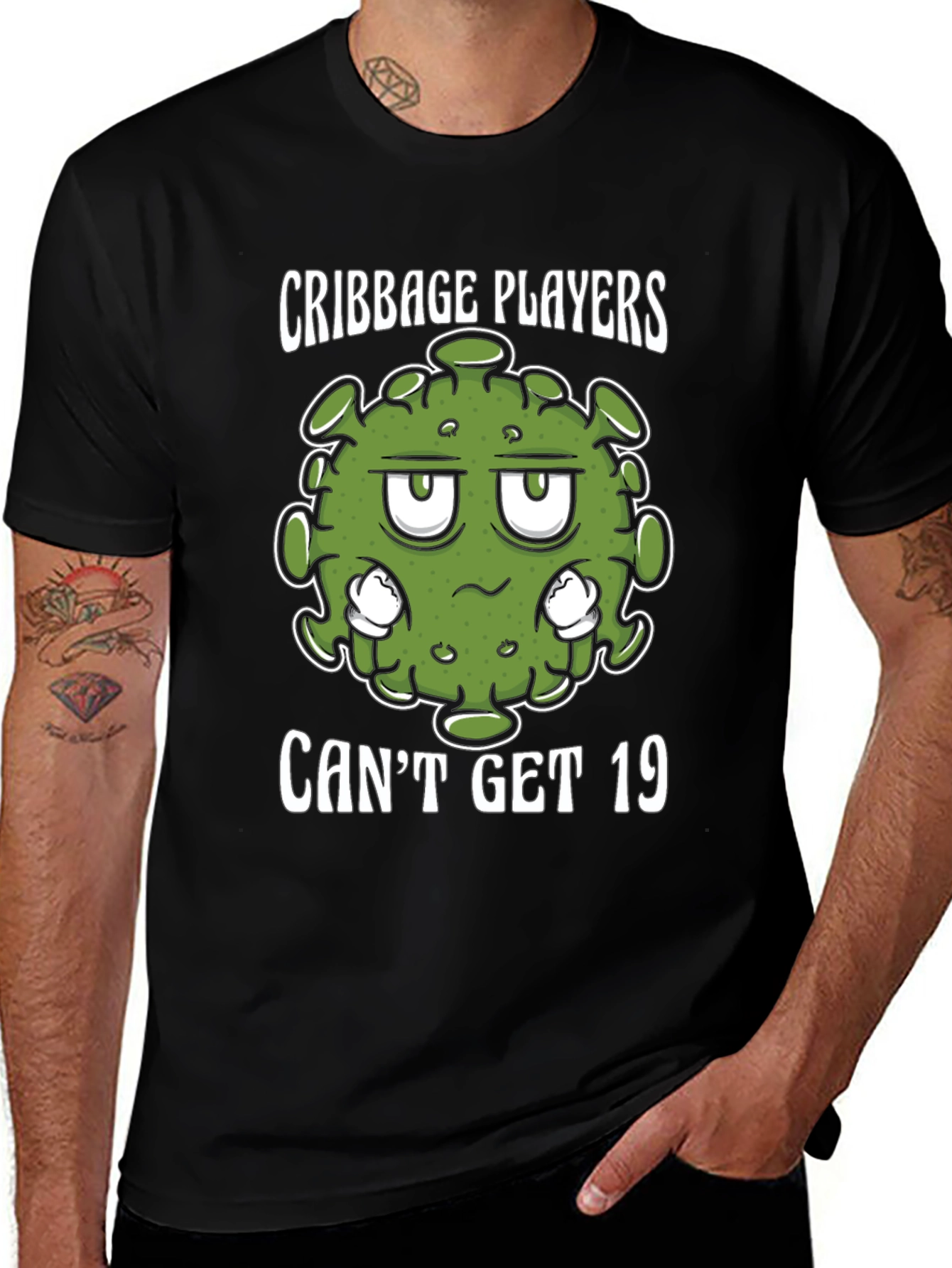 Variant 12 of Cribbage Players Funny T-Shirt 