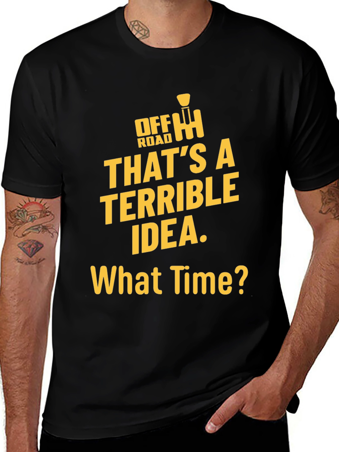 Variant 20 of Off Road Terrible Idea Black T-Shirt