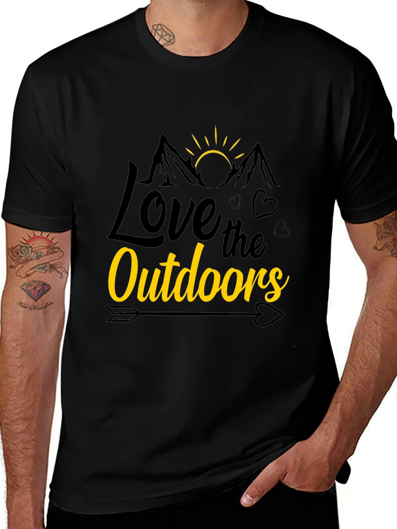 Variant 10 of Love the Outdoors Graphic T-Shirt