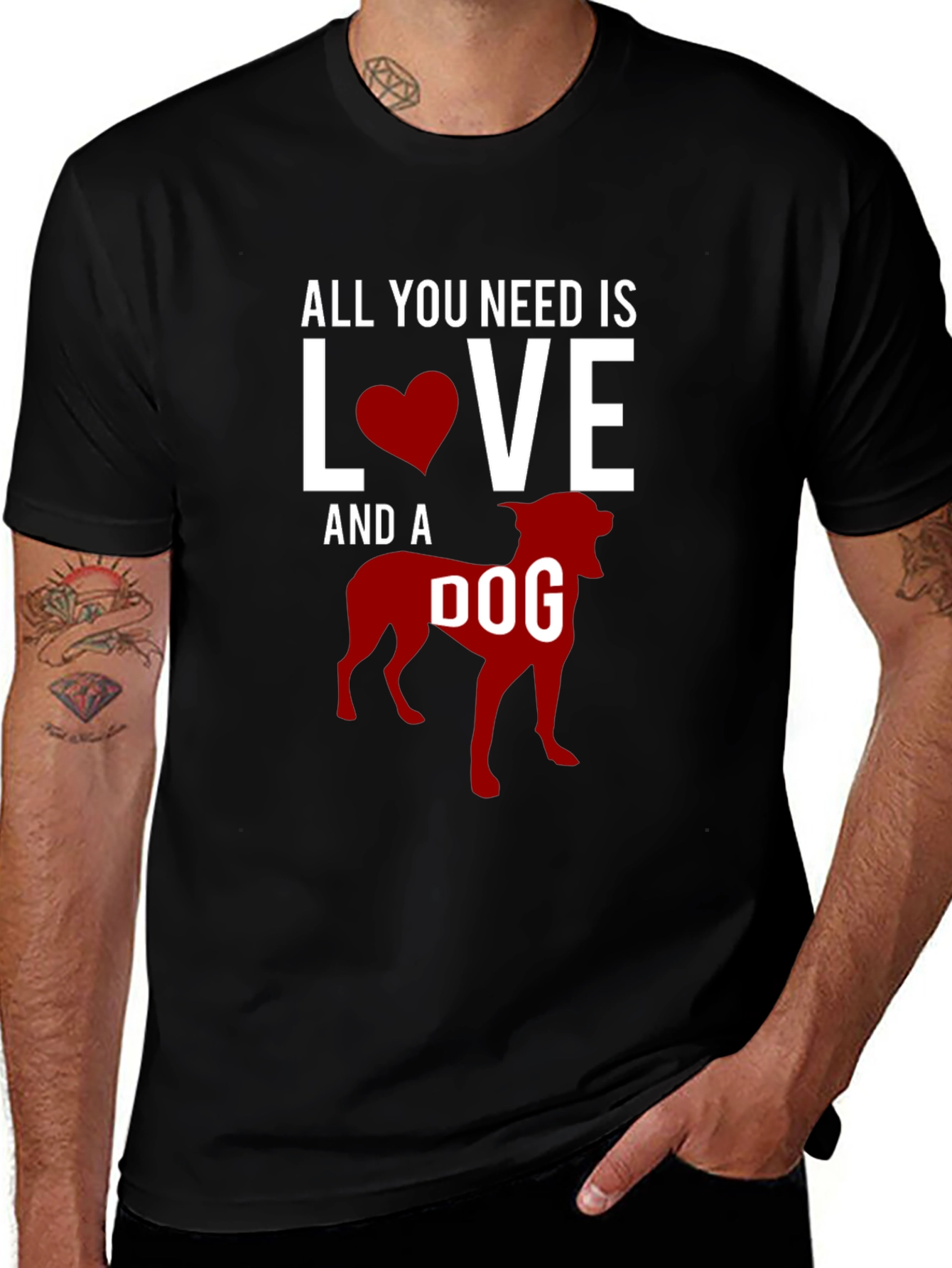 Variant 14 of All You Need Is Love And A Dog T-Shirt