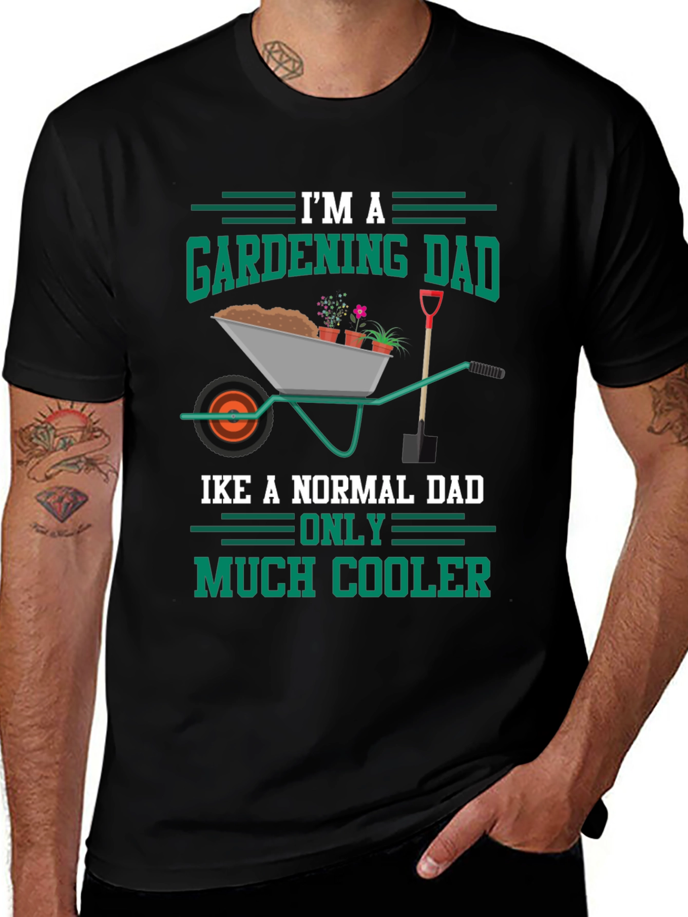 Variant 13 of Gardening Dad Graphic Tee - Cool Dad Shirt