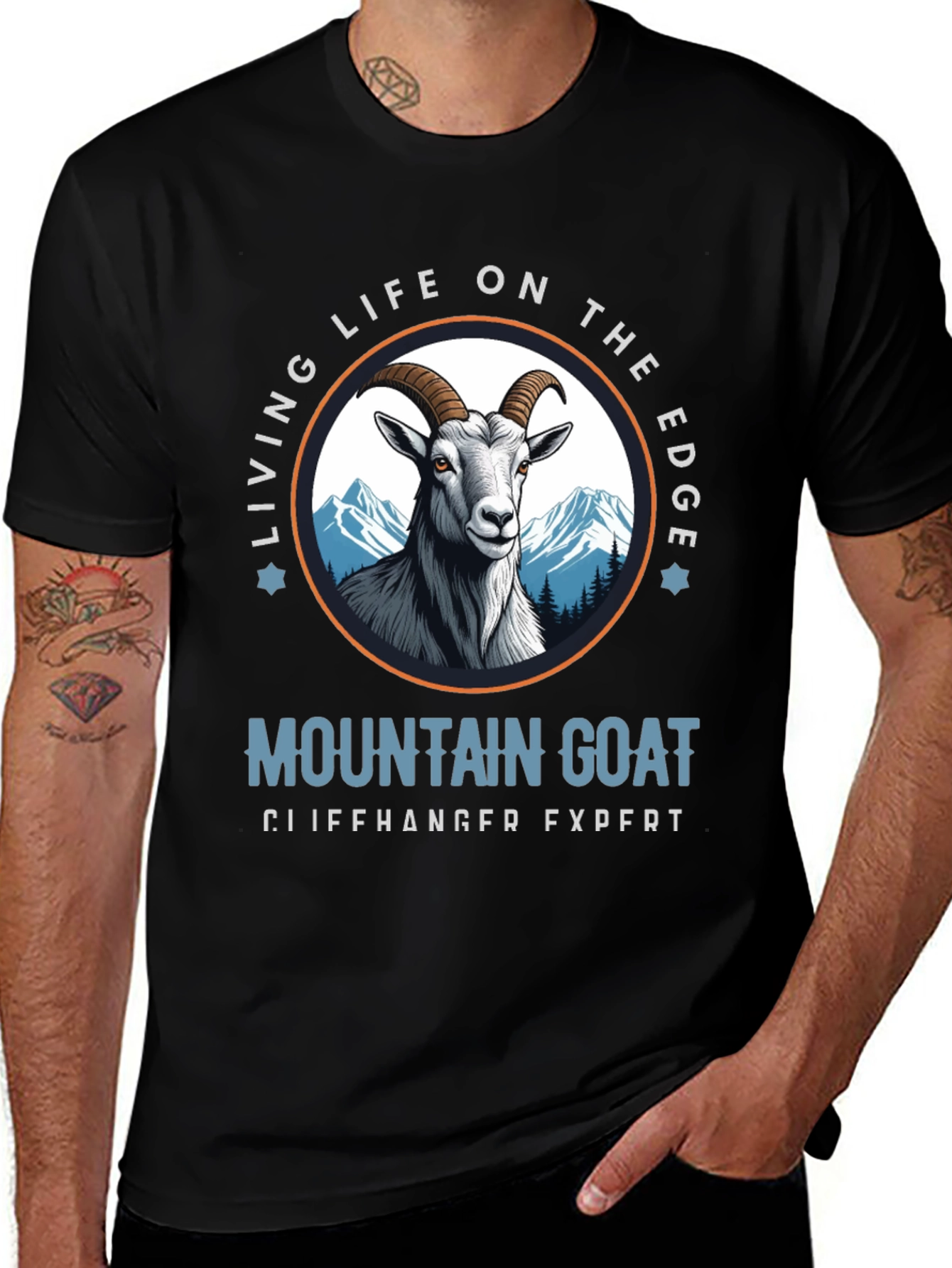 Variant 28 of Mountain Goat Cliffhanger Expert T-Shirt