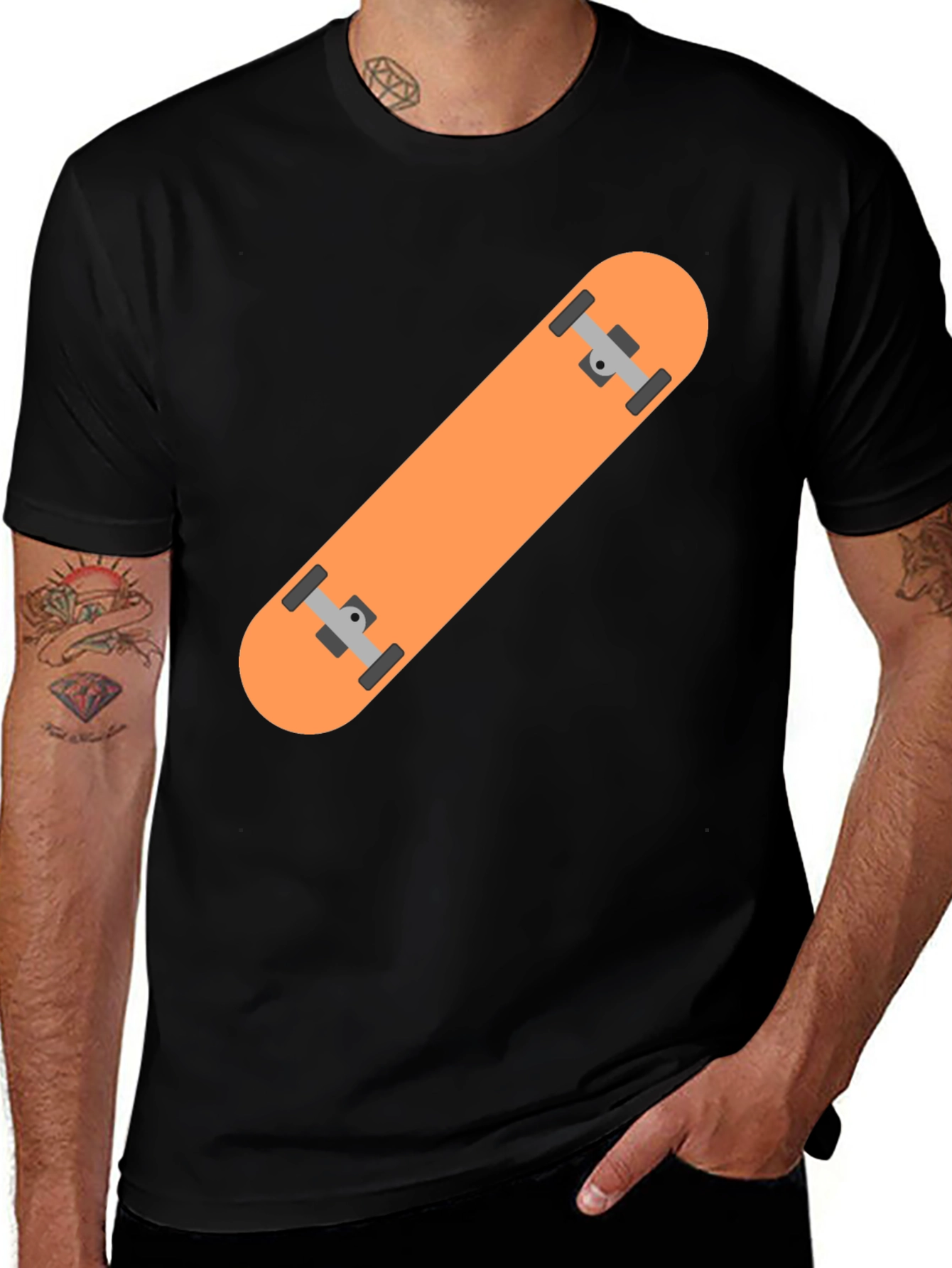 Variant 15 of Skateboard Graphic Tee - Cool Casual Style
