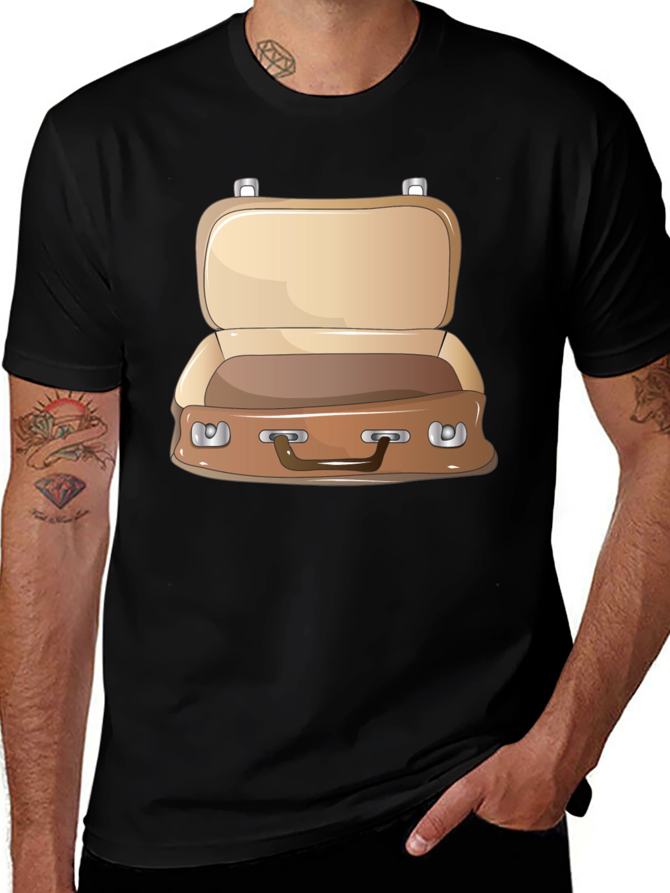 Variant 7 of Open Suitcase Graphic T-Shirt