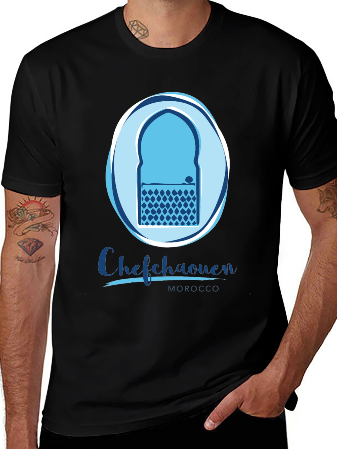 Chefchaouen Morocco T-Shirt - Travel Souvenir Tee