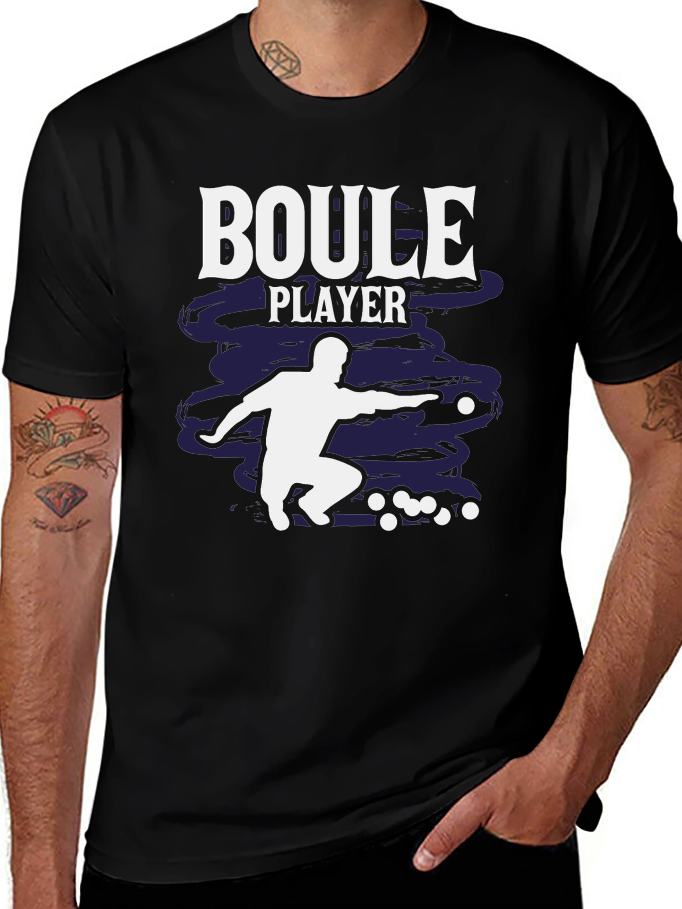Variant 4 of Boule Player Graphic T-Shirt - Stylish Design