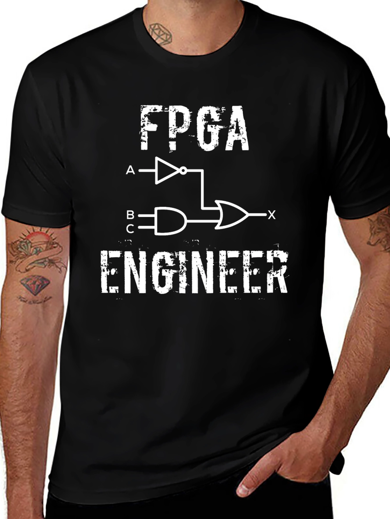 FPGA Engineer Black T-Shirt