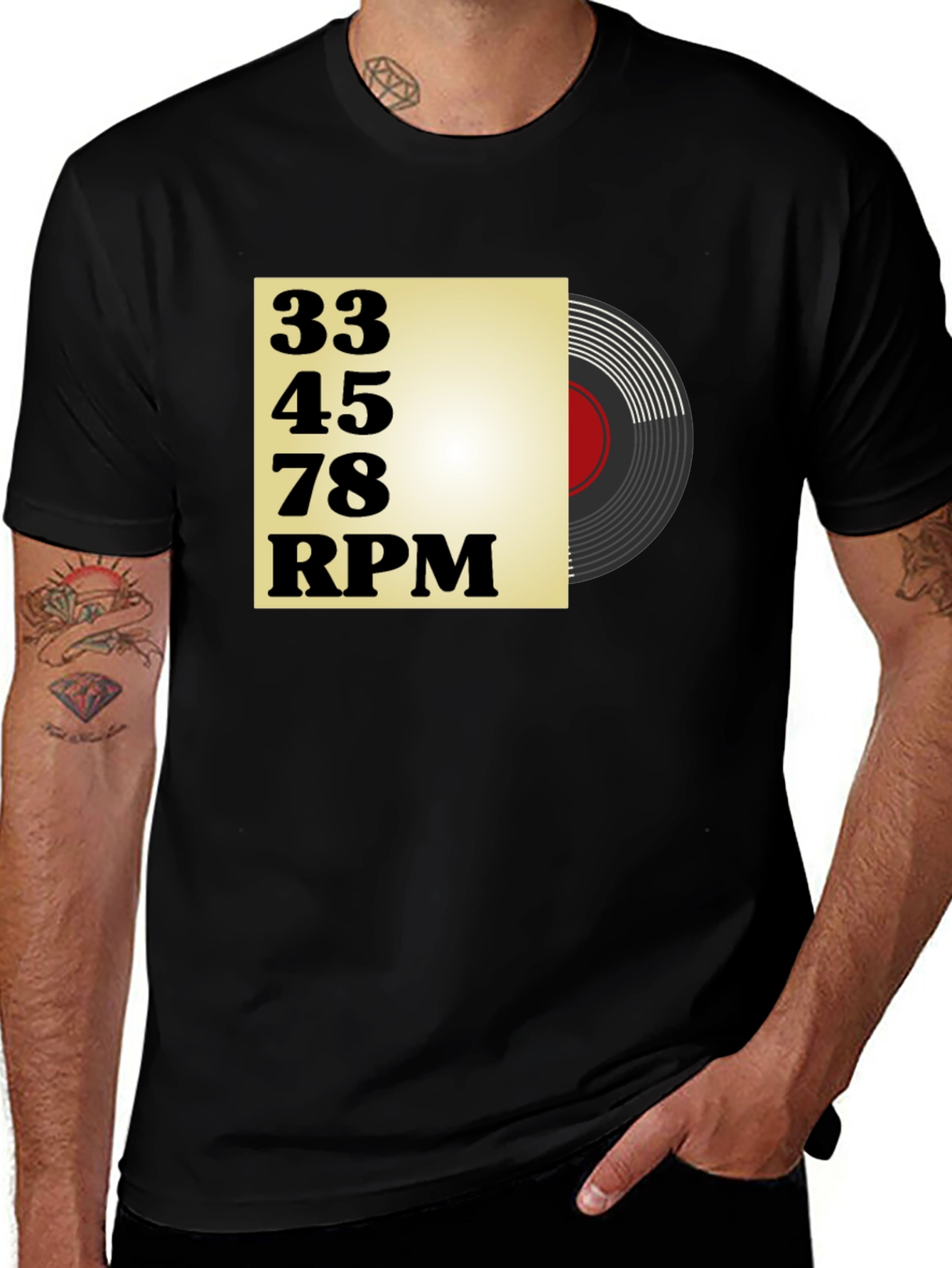 Variant 23 of Vinyl Record RPM T-Shirt - Music Lover Tee