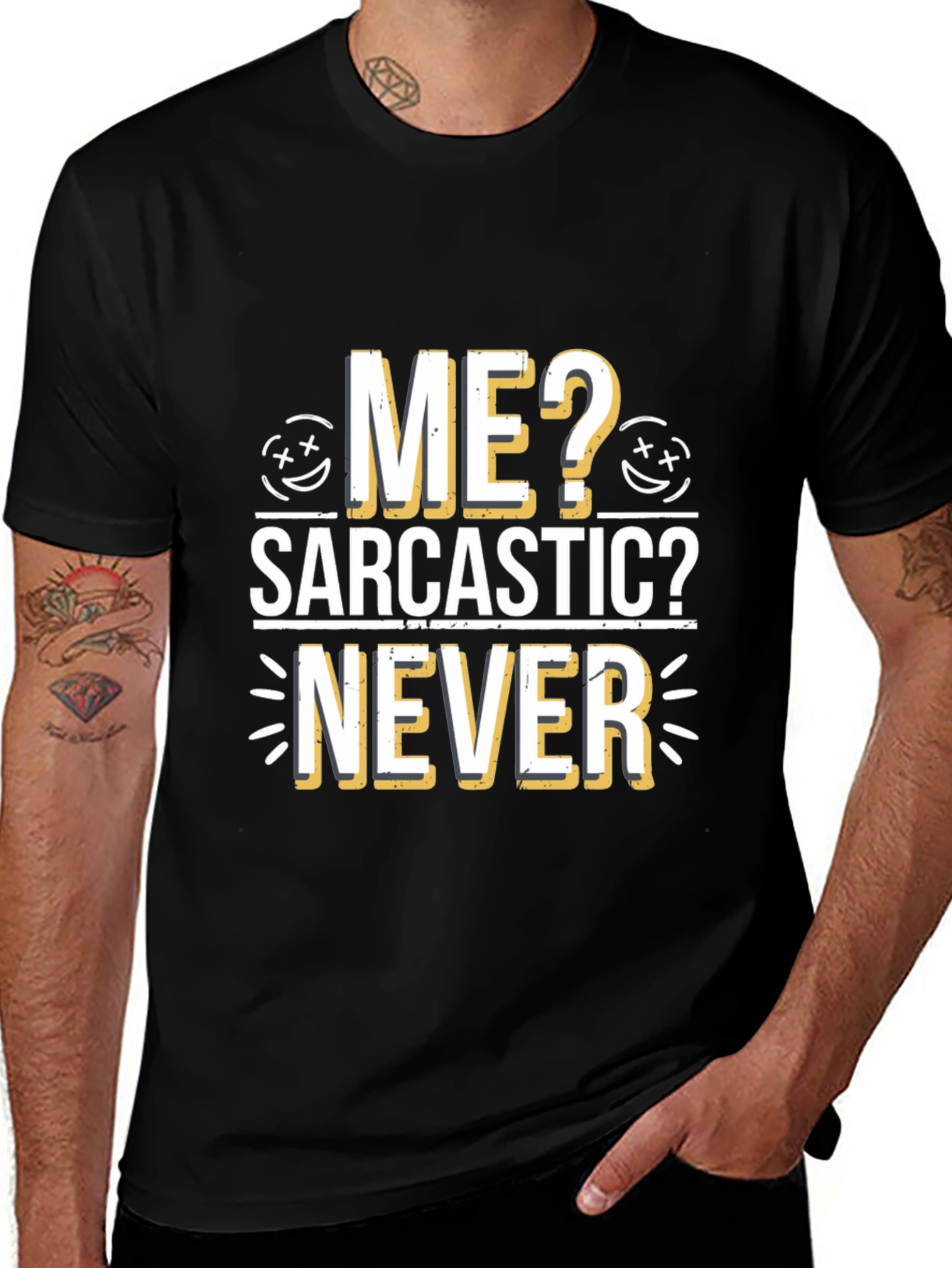 Variant 12 of Me? Sarcastic? Never! Graphic T-Shirt