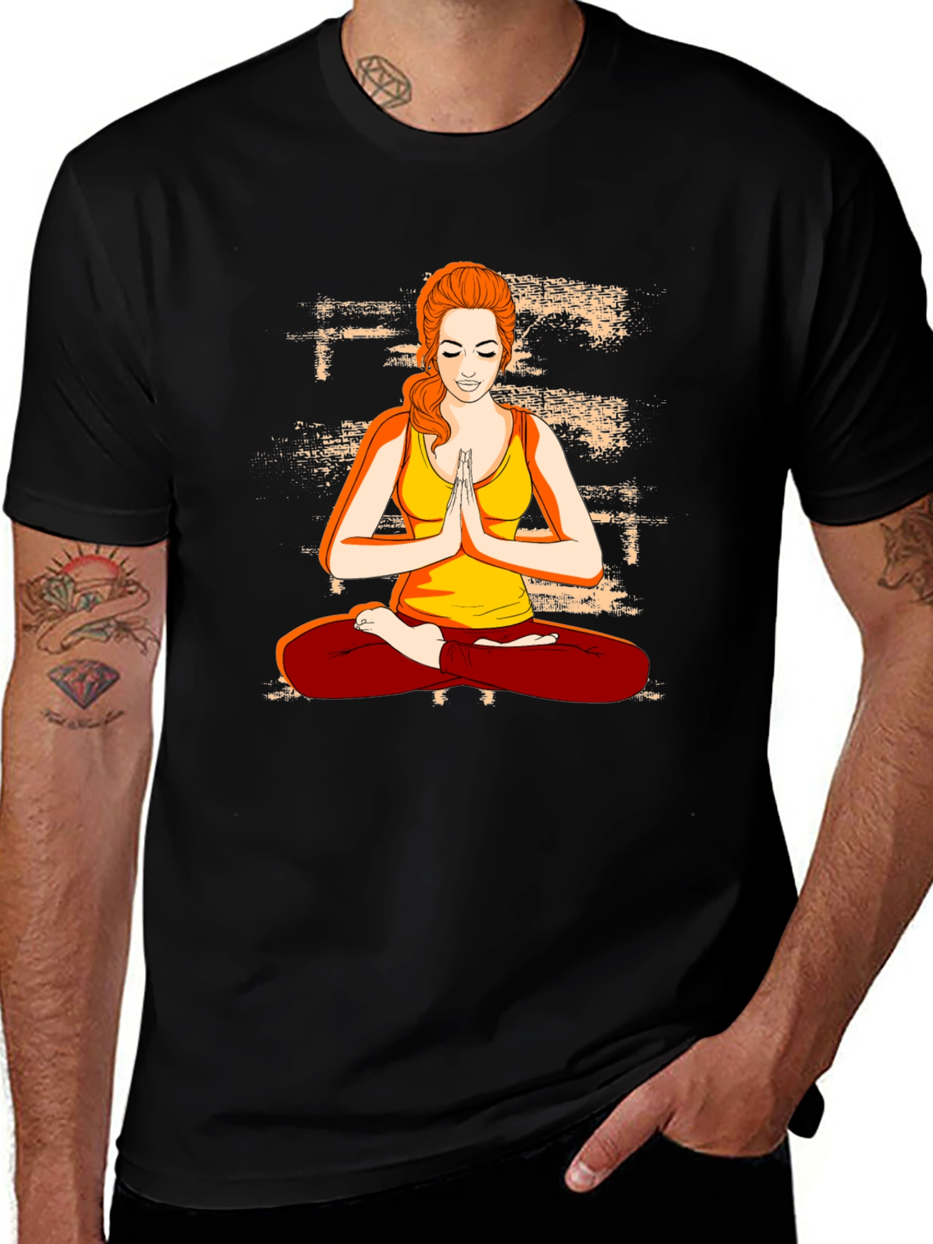 Variant 3 of Yoga Meditation T-Shirt - Relax & Find Your Zen