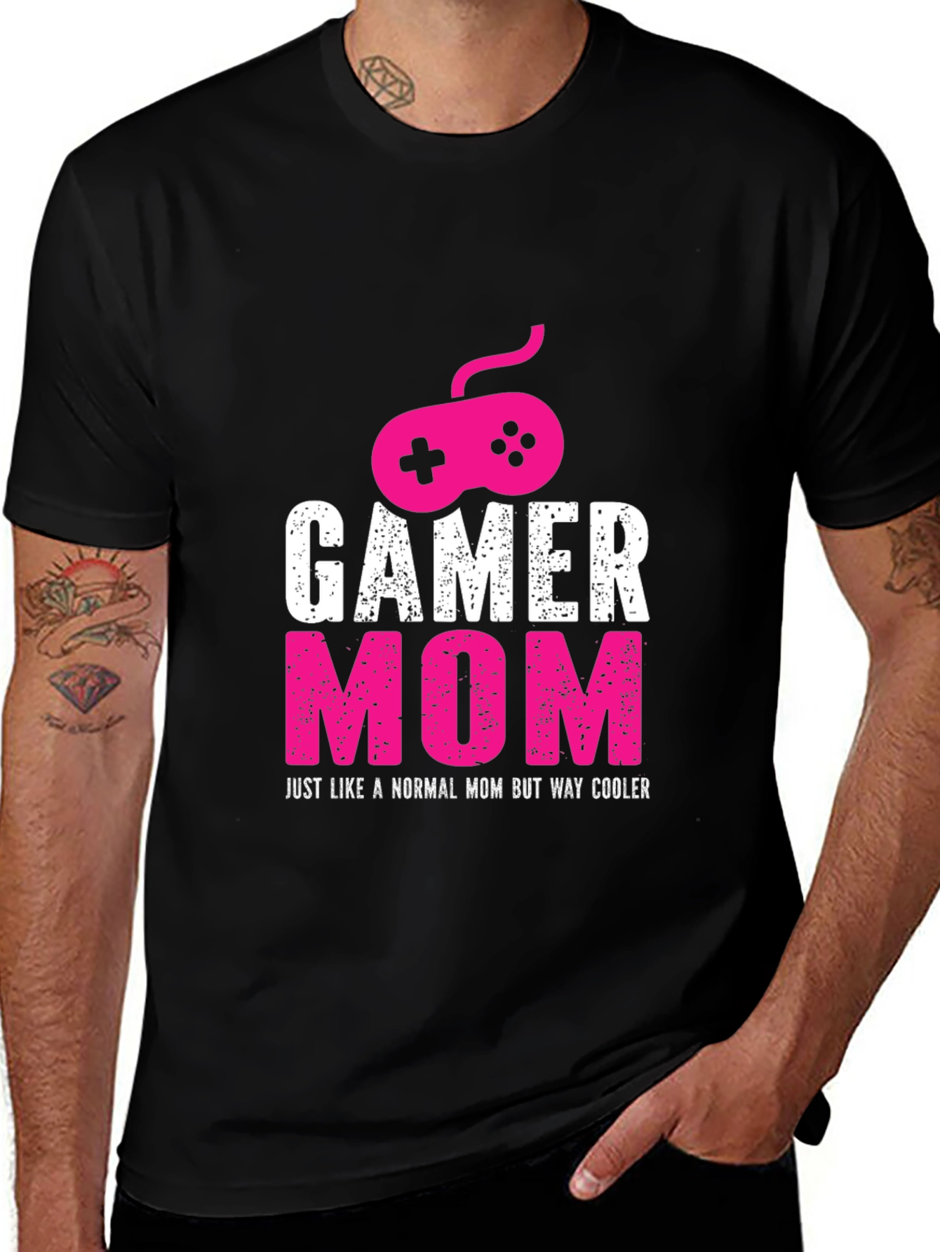 Variant 7 of Gamer Mom Graphic T-Shirt - Fun Cool Design
