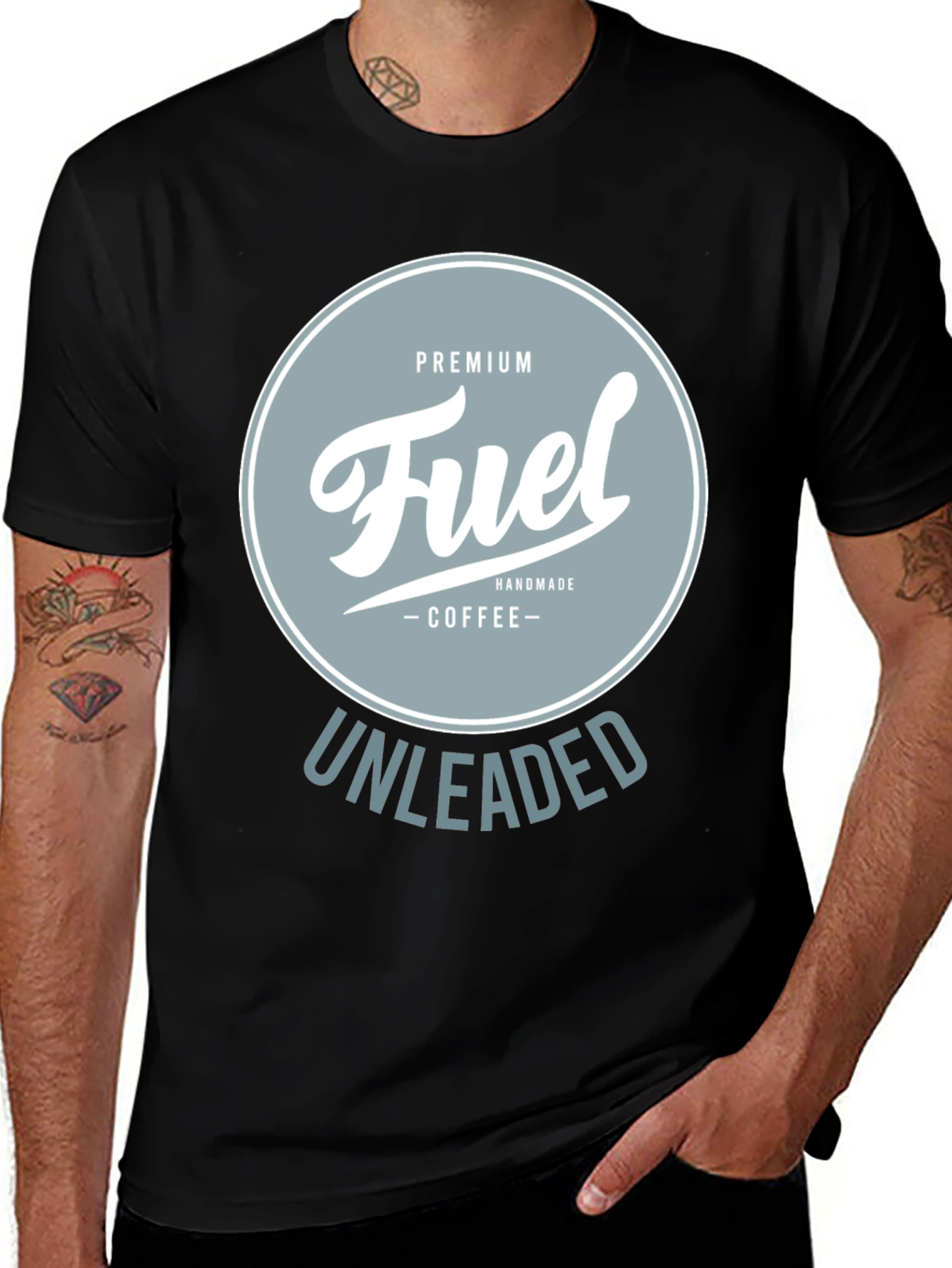 Variant 4 of Fuel Unleaded Coffee Premium T-Shirt
