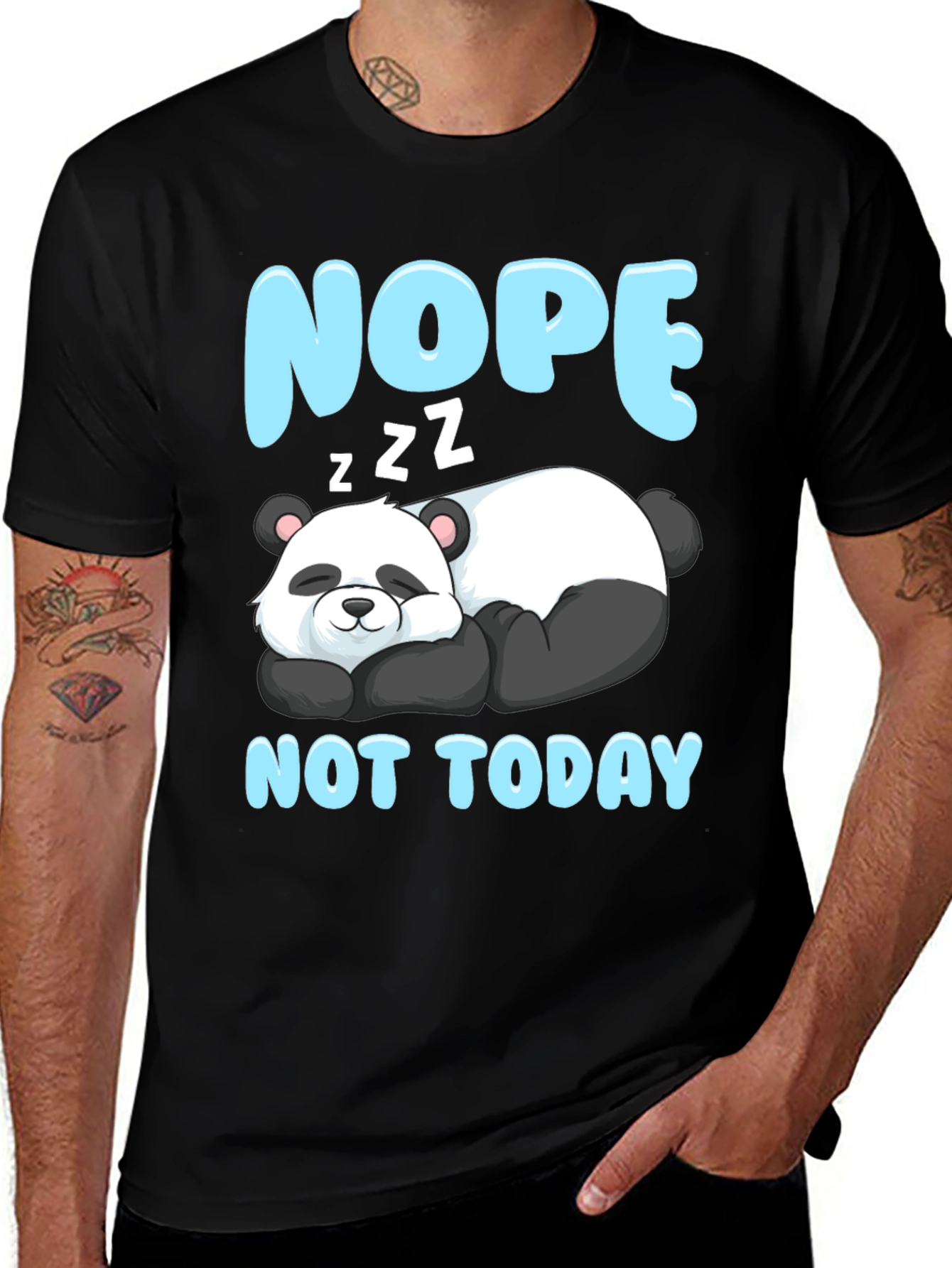 Variant 12 of Nope Not Today Panda T-Shirt
