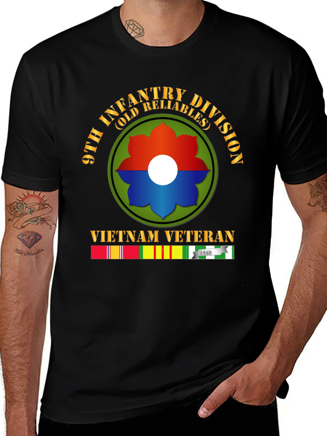 9th Infantry Division Vietnam Veteran T-Shirt