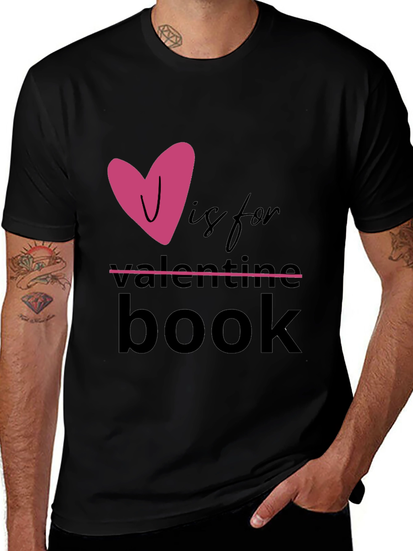Variant 28 of Valentine's Day Book T-Shirt